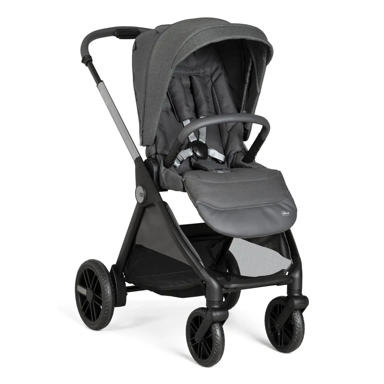 Passeggino Bellagio 2 Black Satin Chicco - passeggini