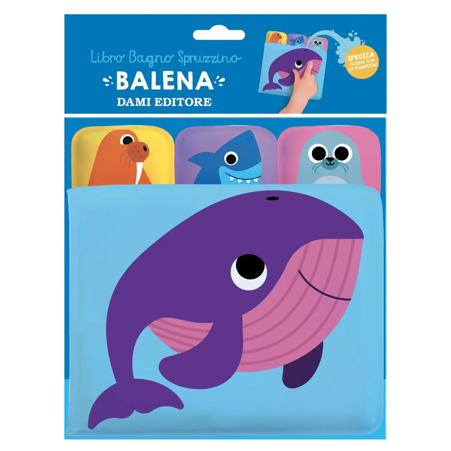 Balena - Libro Bagno Spruzzino - Prima biblioteca