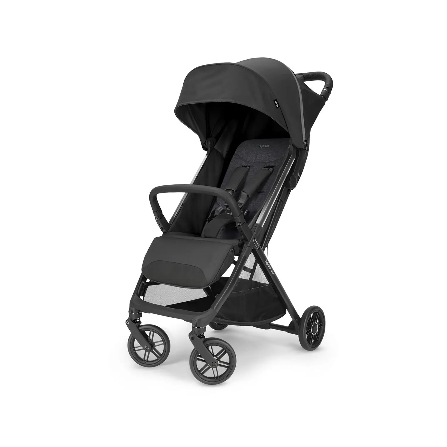 Inglesina Passeggino Quid3 Cosmic Black Con Telaio Silver - passeggini compatti