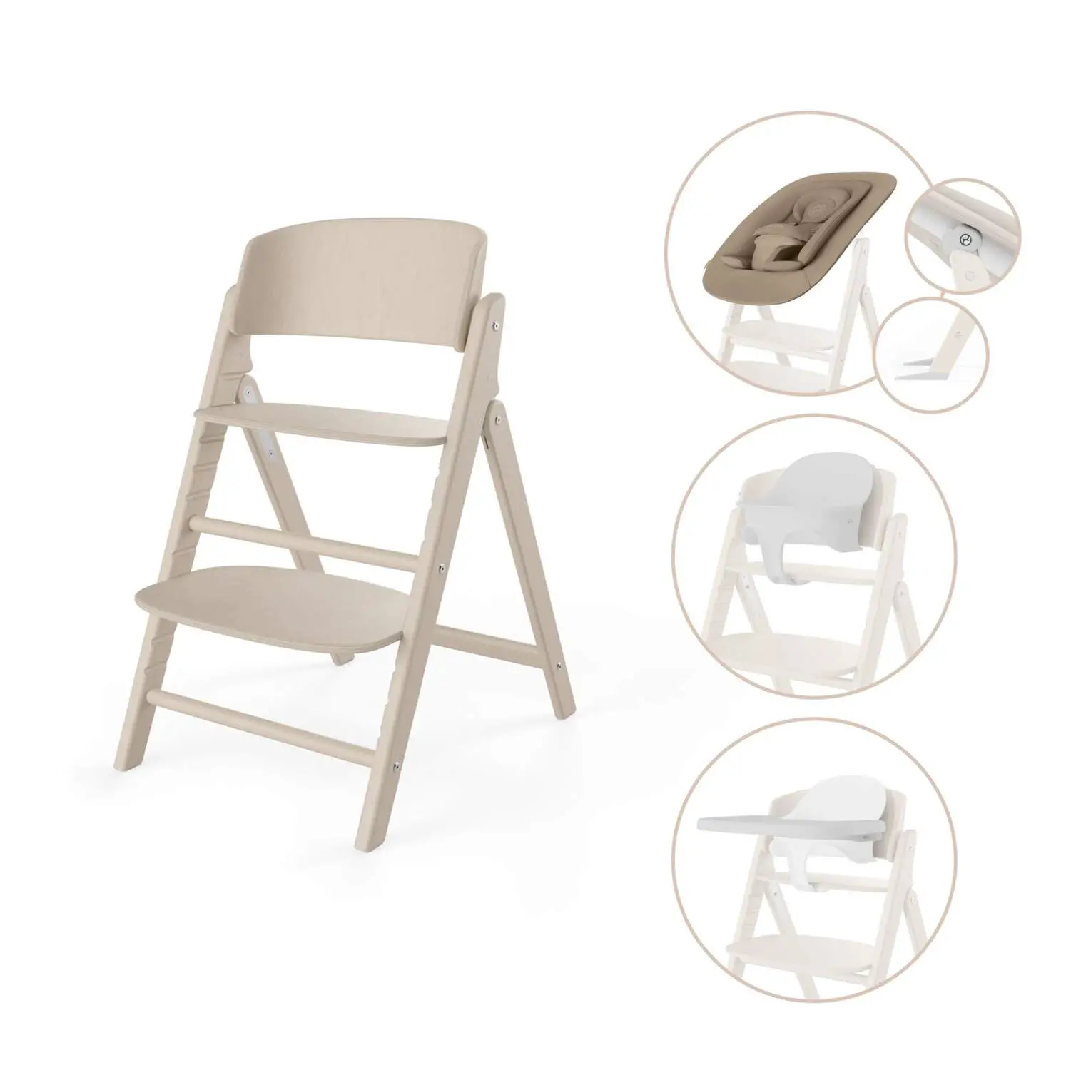 Seggiolone Click & Fold 4in1 All Natural Cybex - seggioloni