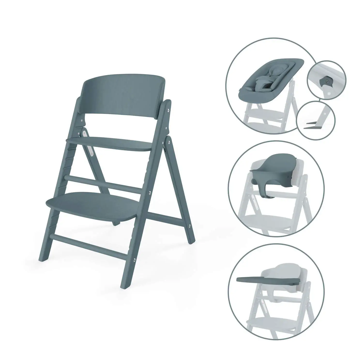 Seggiolone Click & Fold 4in1 Stone Blue Cybex - seggioloni