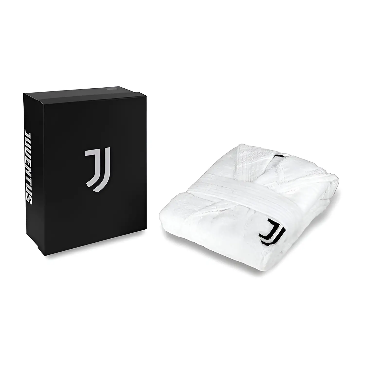 Accappatoio Juventus con Cappuccio per Adulti Taglia M - biancheria casa