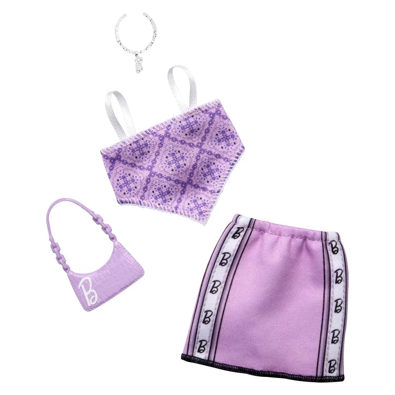 Barbie Fashion Top e Gonna Lilla HRH37 - collezionabili bambina