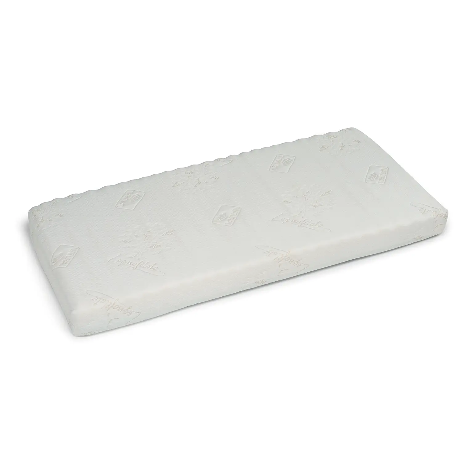 Materasso 2 Lati memory foam e water foam per Lettino 70X170X14 Cm - Zona Nanna