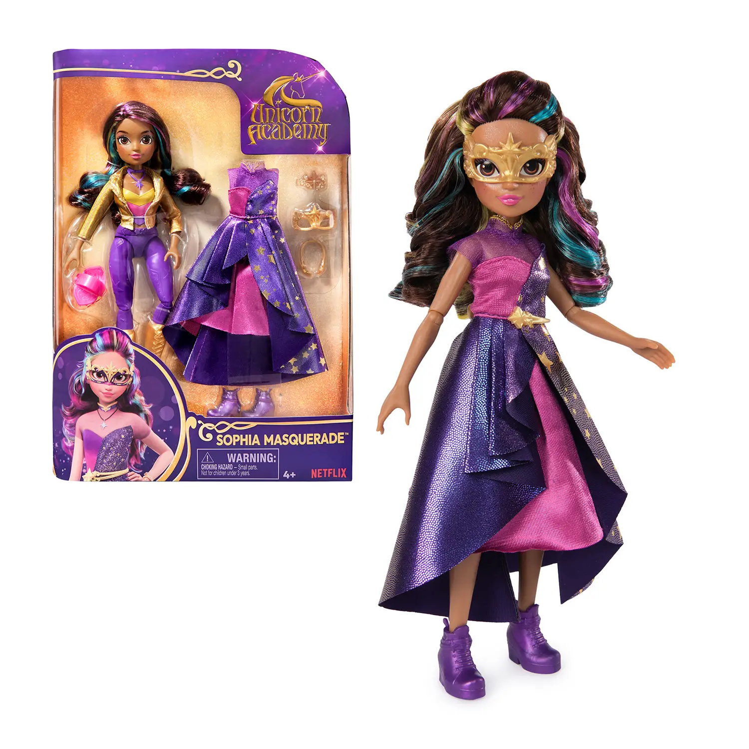 Unicorn Academy Sophia Masquerade - collezionabili bambina