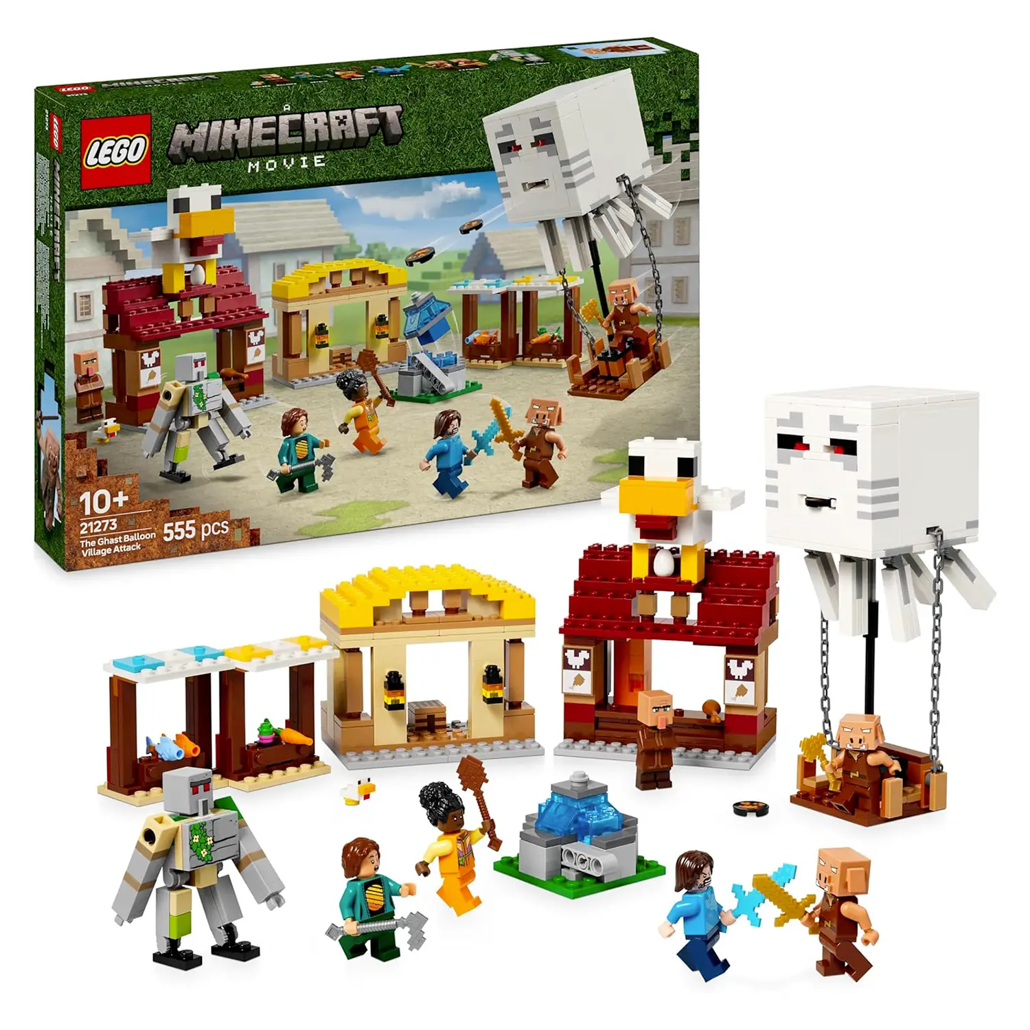 Lego Minecraft - Attacco al villaggio del Ghast-pallone - lego