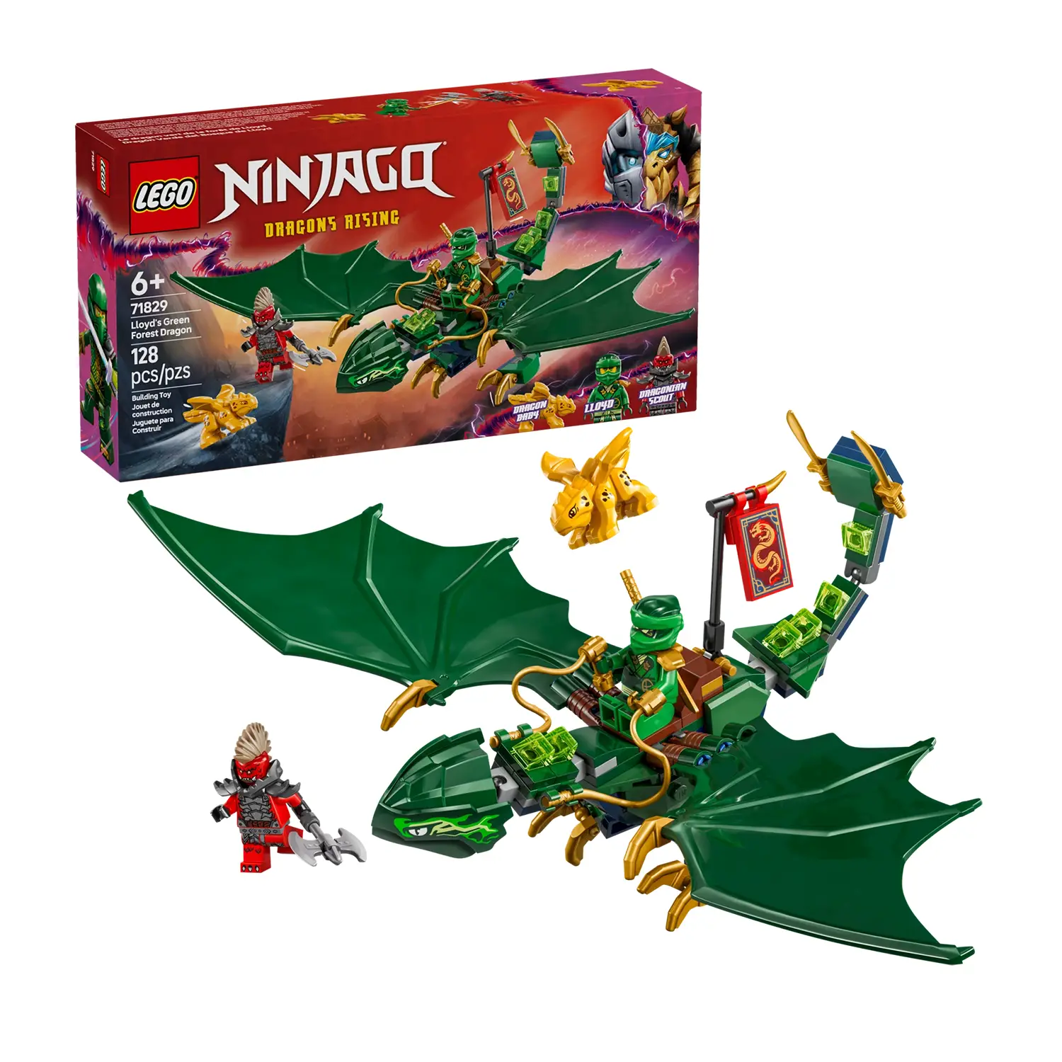 Lego Ninjago Drago della Foresta Verde di Lloyd 71829 - lego