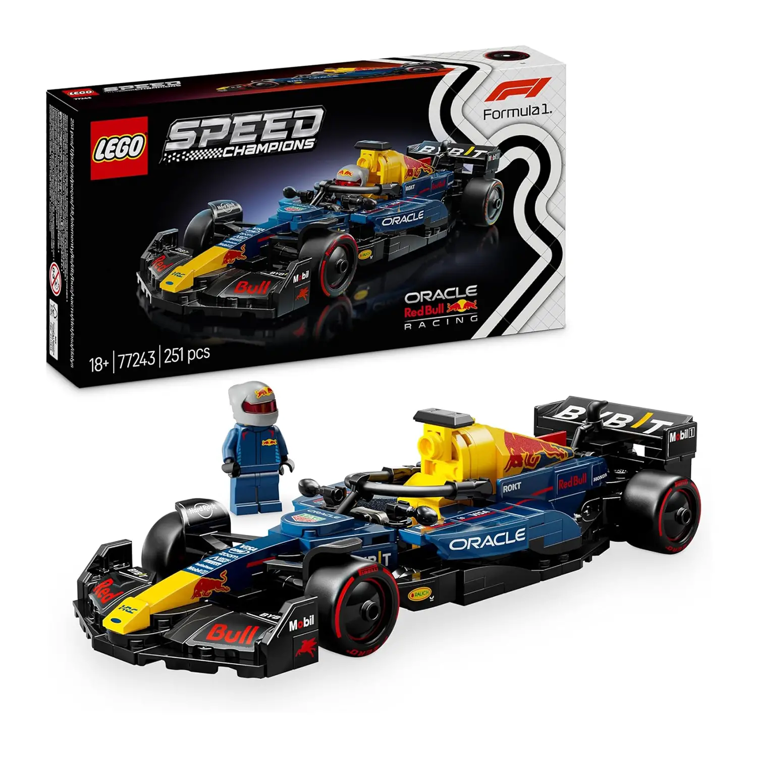 Lego Speed Champions Auto da Corsa F1 Oracle Red Bull Racing Rb20 77243 - lego