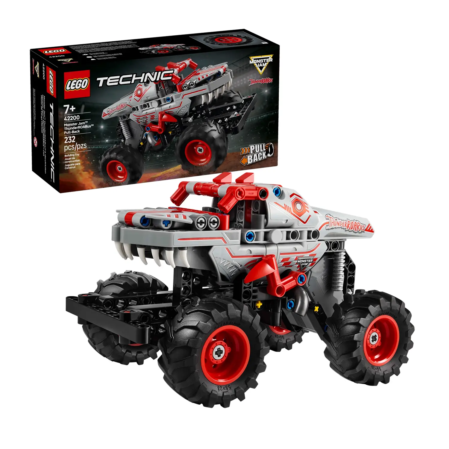 Lego Technic - Pull-back Monster Jam Thunderroarus 42200 - lego