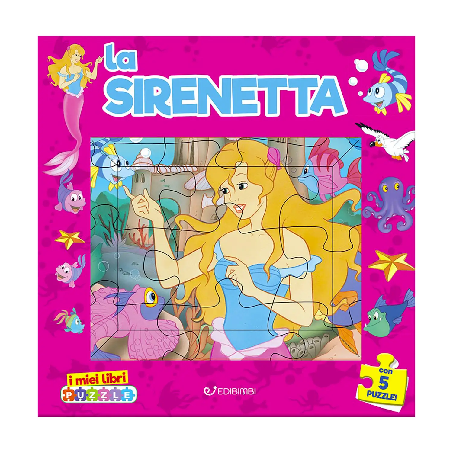 I Miei Libri Puzzle: La Sirenetta - Prima biblioteca
