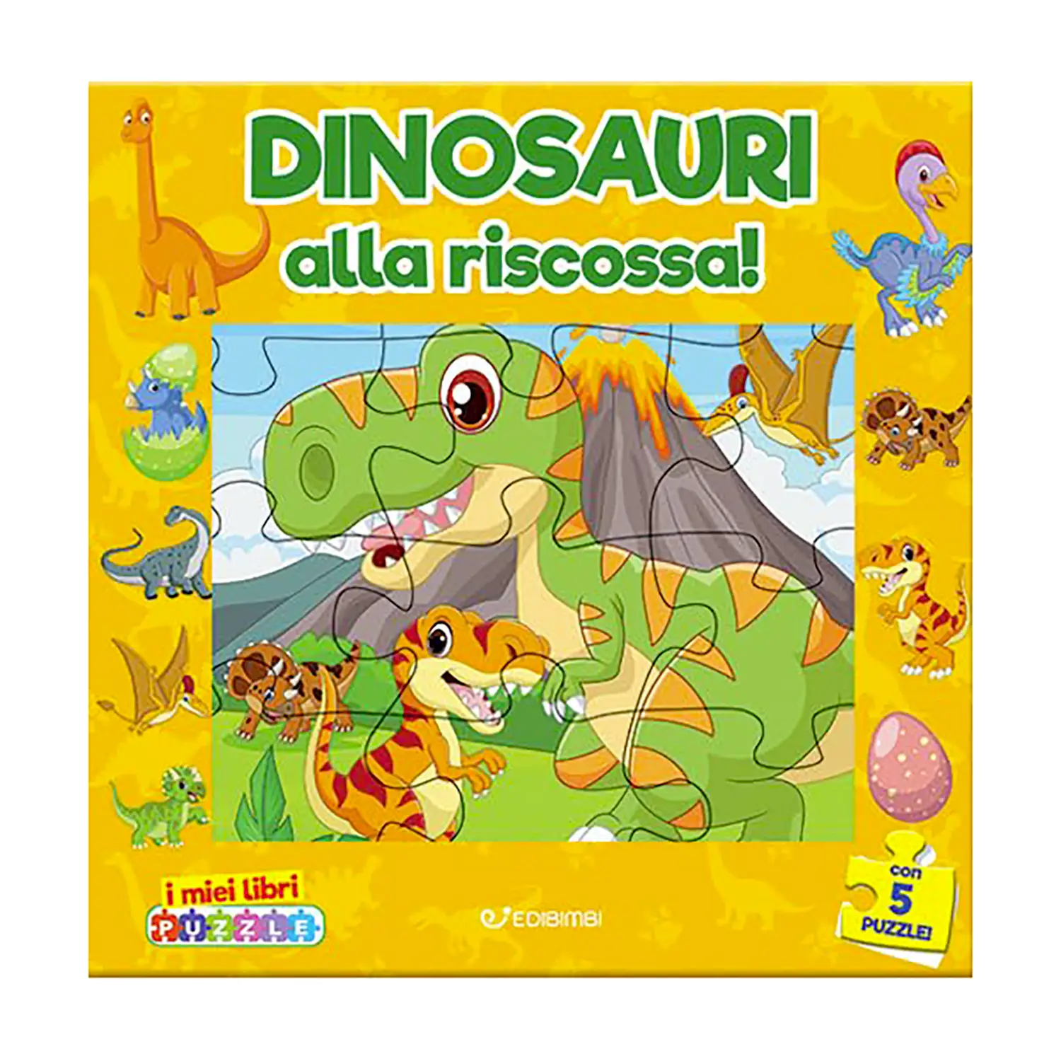 I Miei Libri Puzzle: Dinosauri Alla Riscossa! - Prima biblioteca