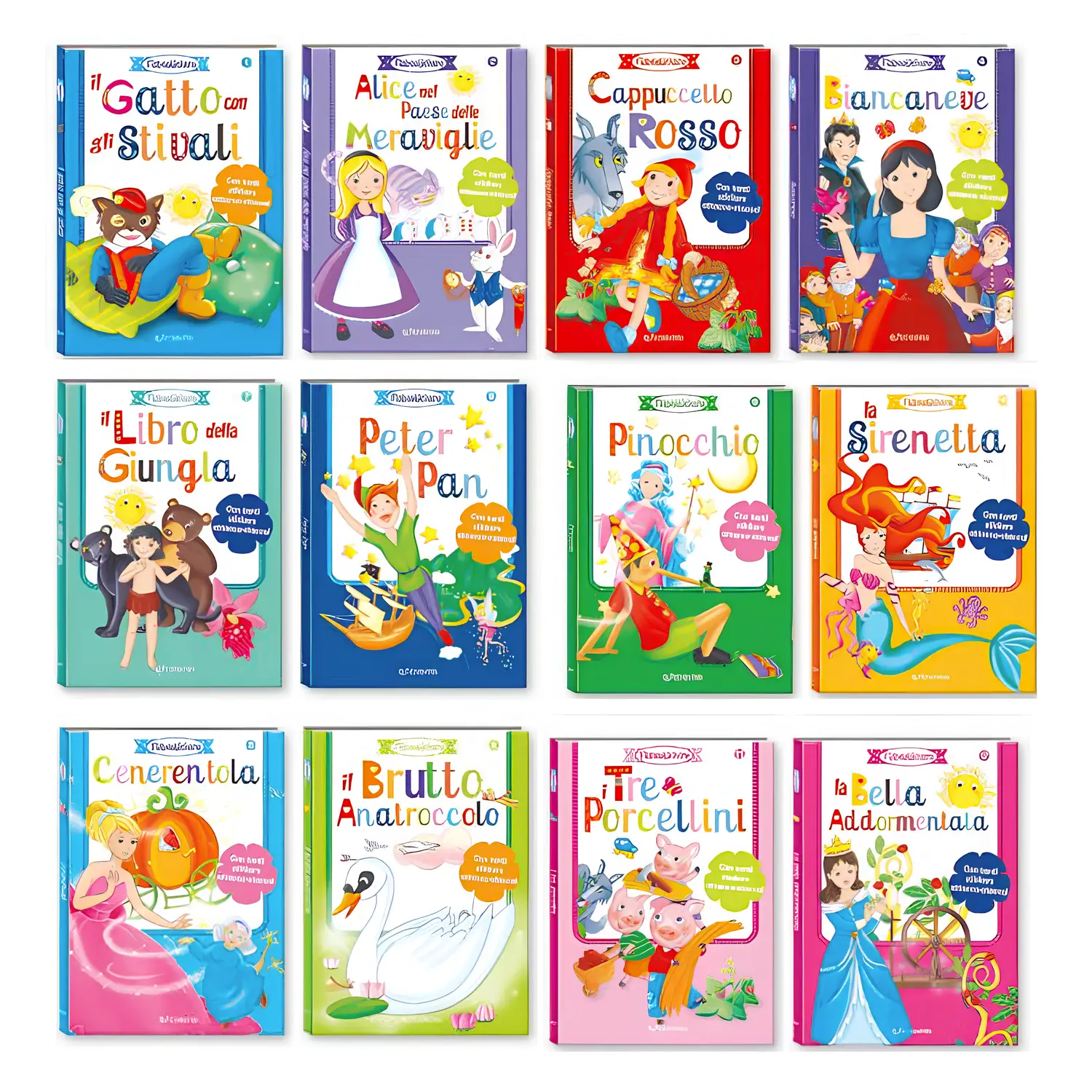 Fiabestickers Fiabe Assortite - Prima biblioteca