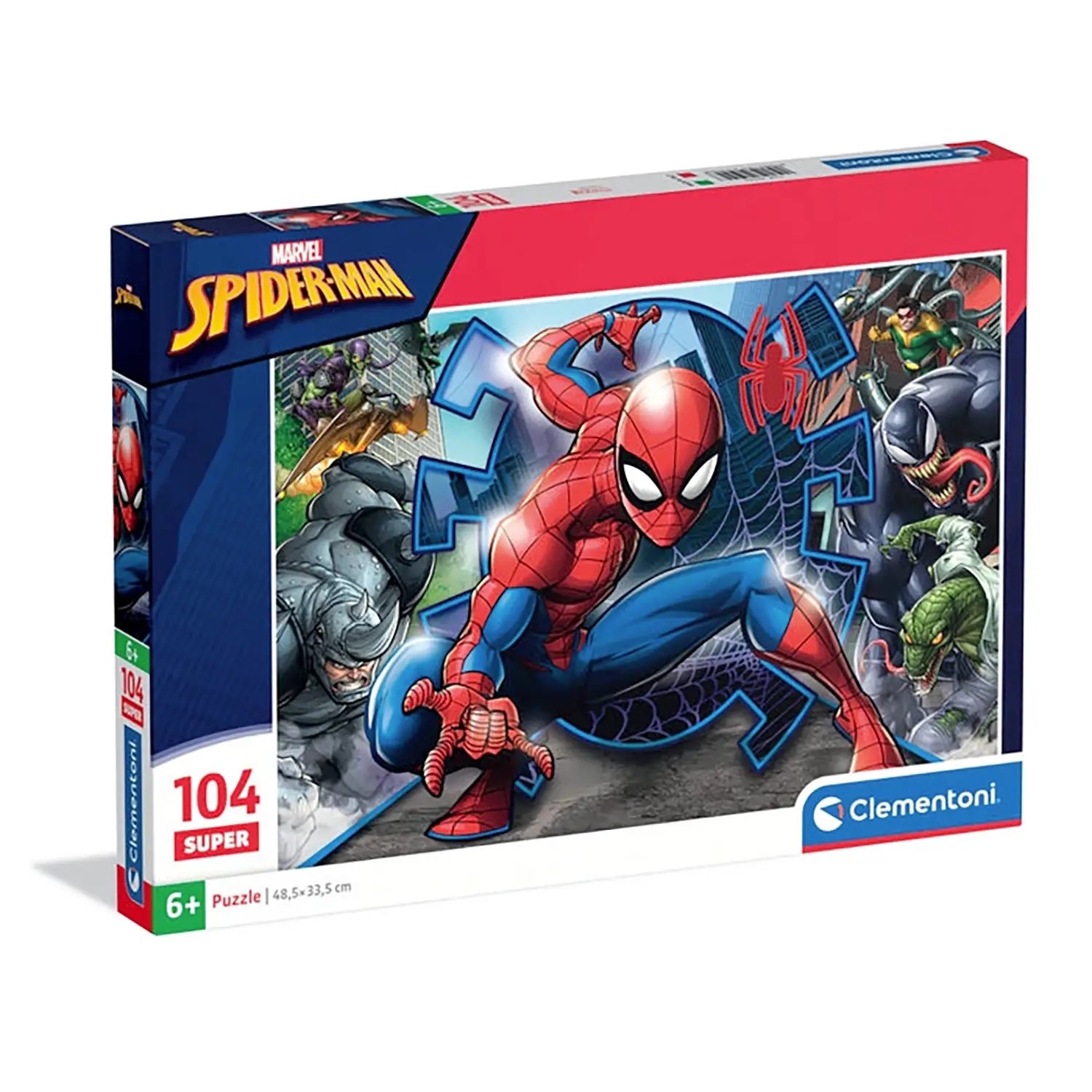 Puzzle 104 Pezzi Super Spider Man New - Puzzle in cartone