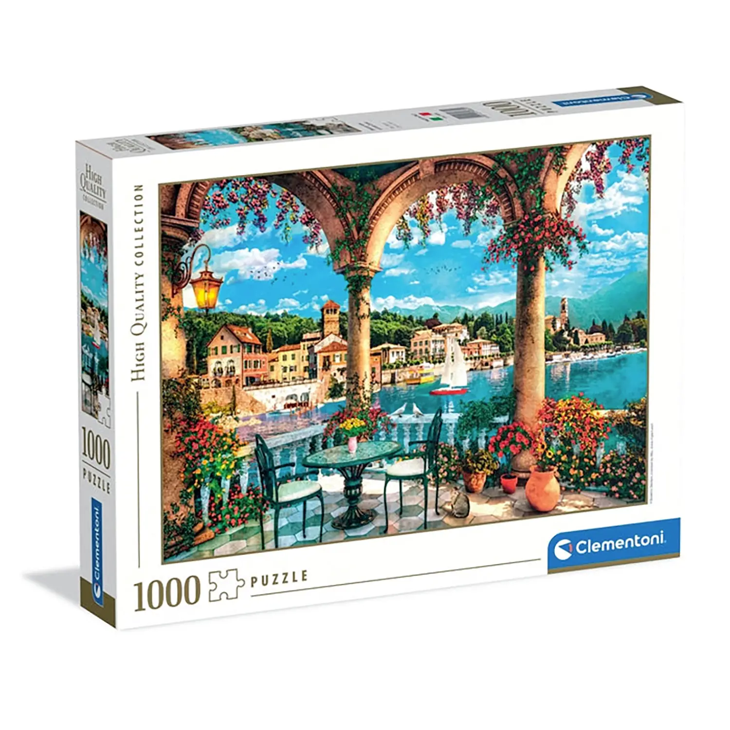 Puzzle Clementoni HQC Lago di Como 1000 Pezzi - puzzle adulti