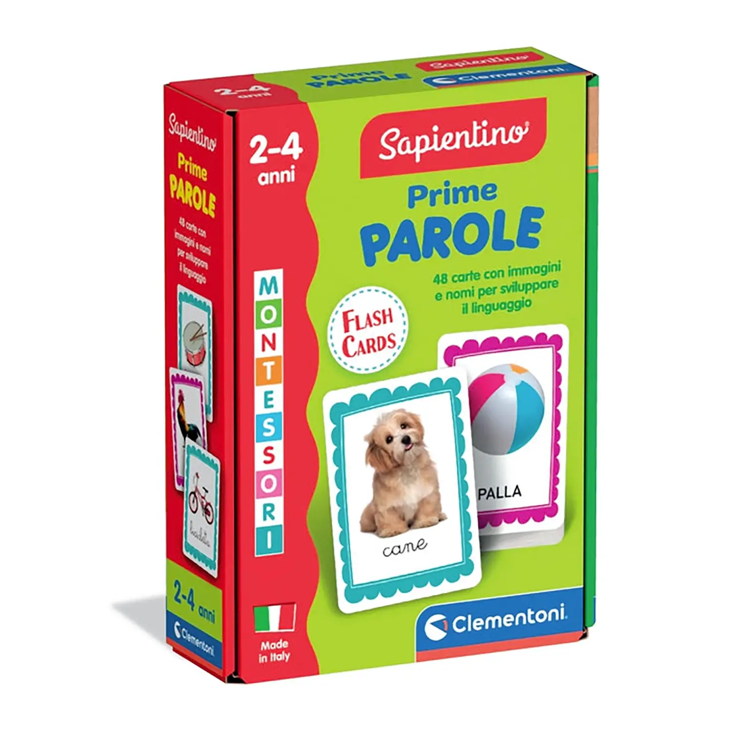Sapientino Montessori Flashcards - Prime Parole - sapientino