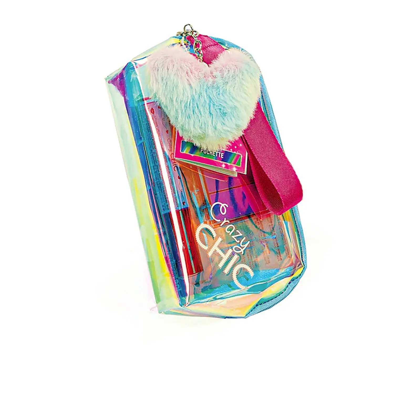Crazy Chic Pochette Con Trucchi E Charm Cuore - bellezza e accessori