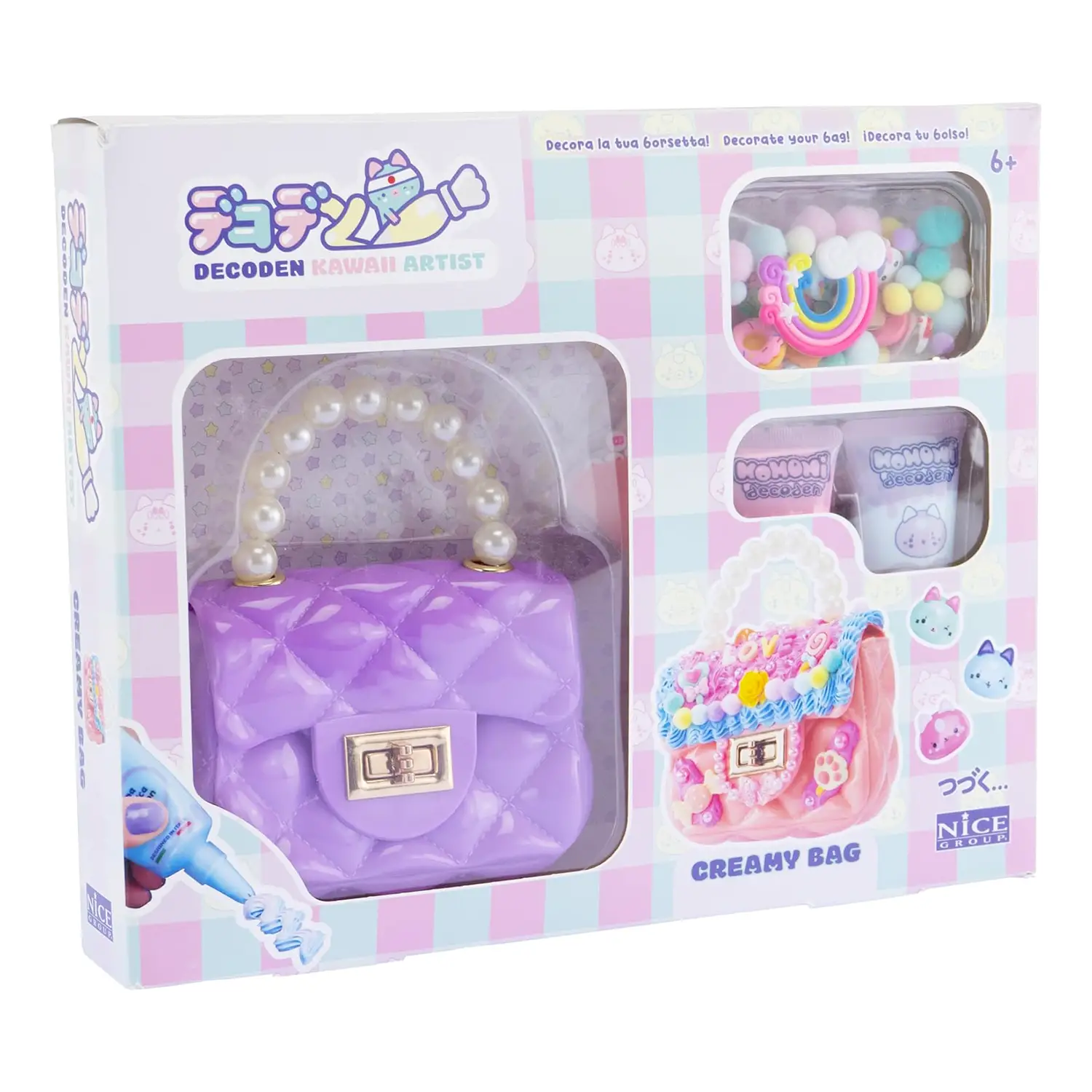 Momomi Decoden Cream Bag - Decora La Tua Borsa - creatività
