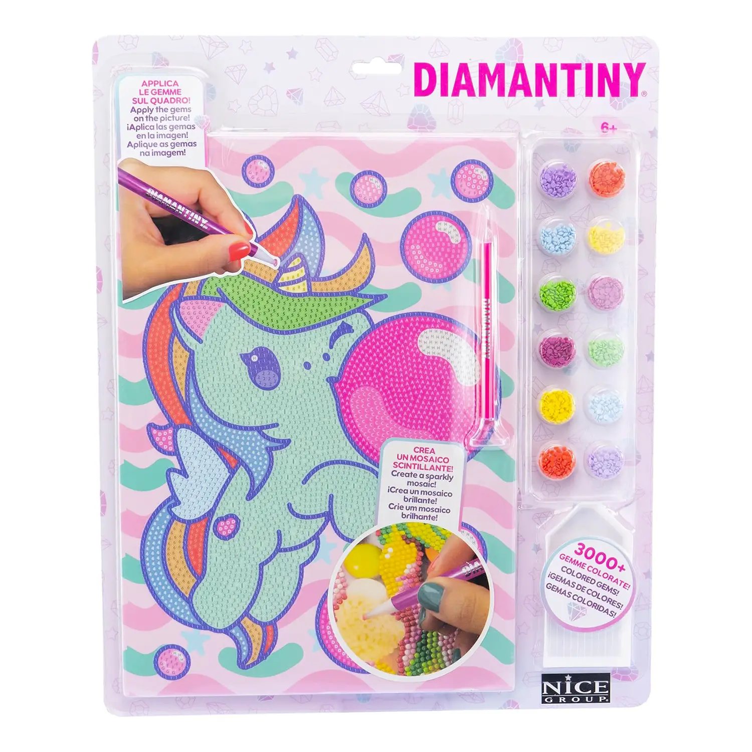 Diamantiny Kawaii Disegno Unicorno 1 - creatività