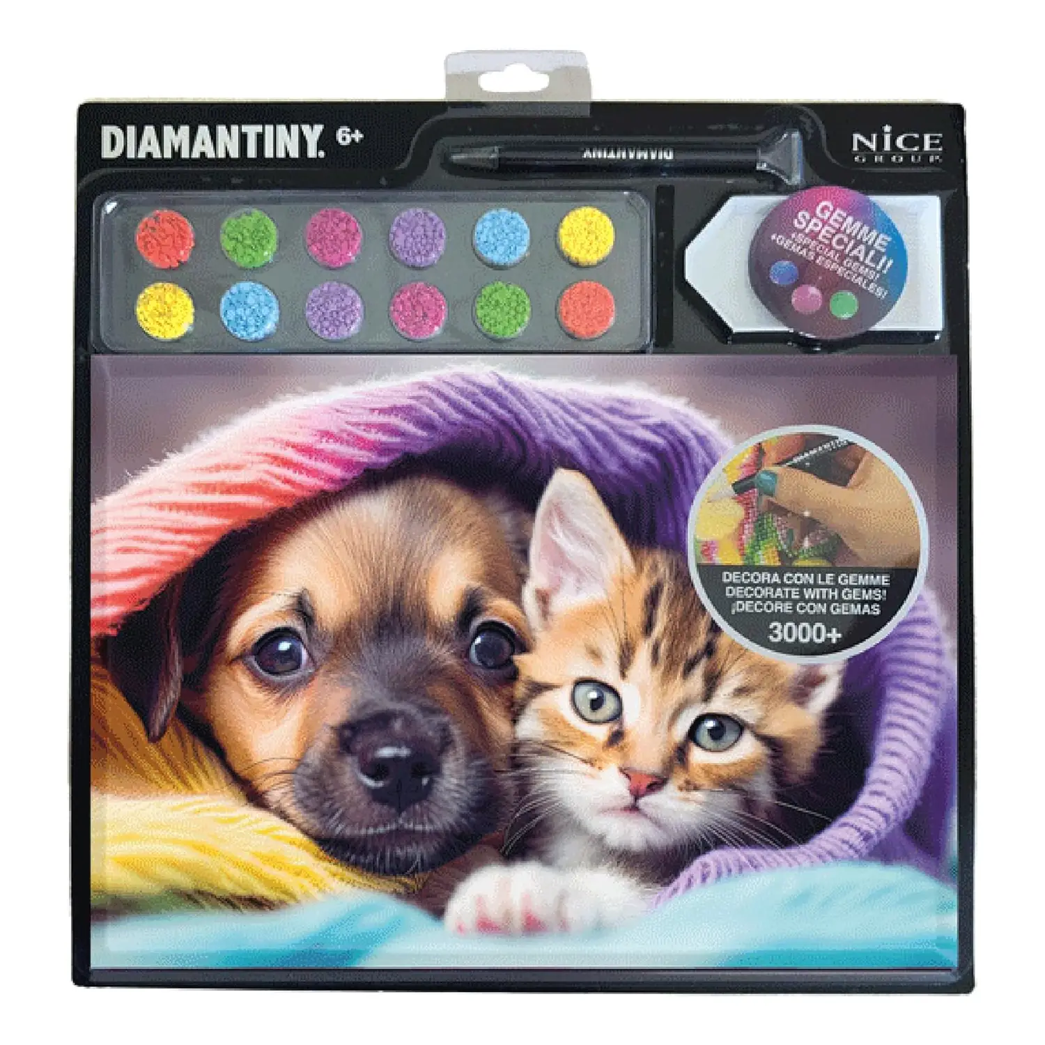 Diamantiny Level Up Animali Best Friends - creatività
