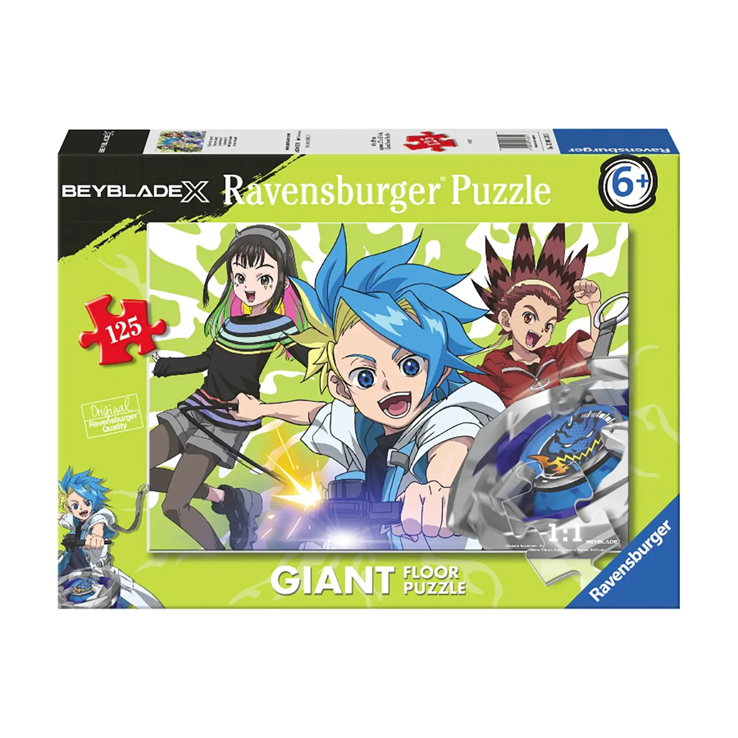 Puzzle Beyblade 125 Pezzi Giant | Puzzle Pavimento per Bambini - Puzzle in cartone