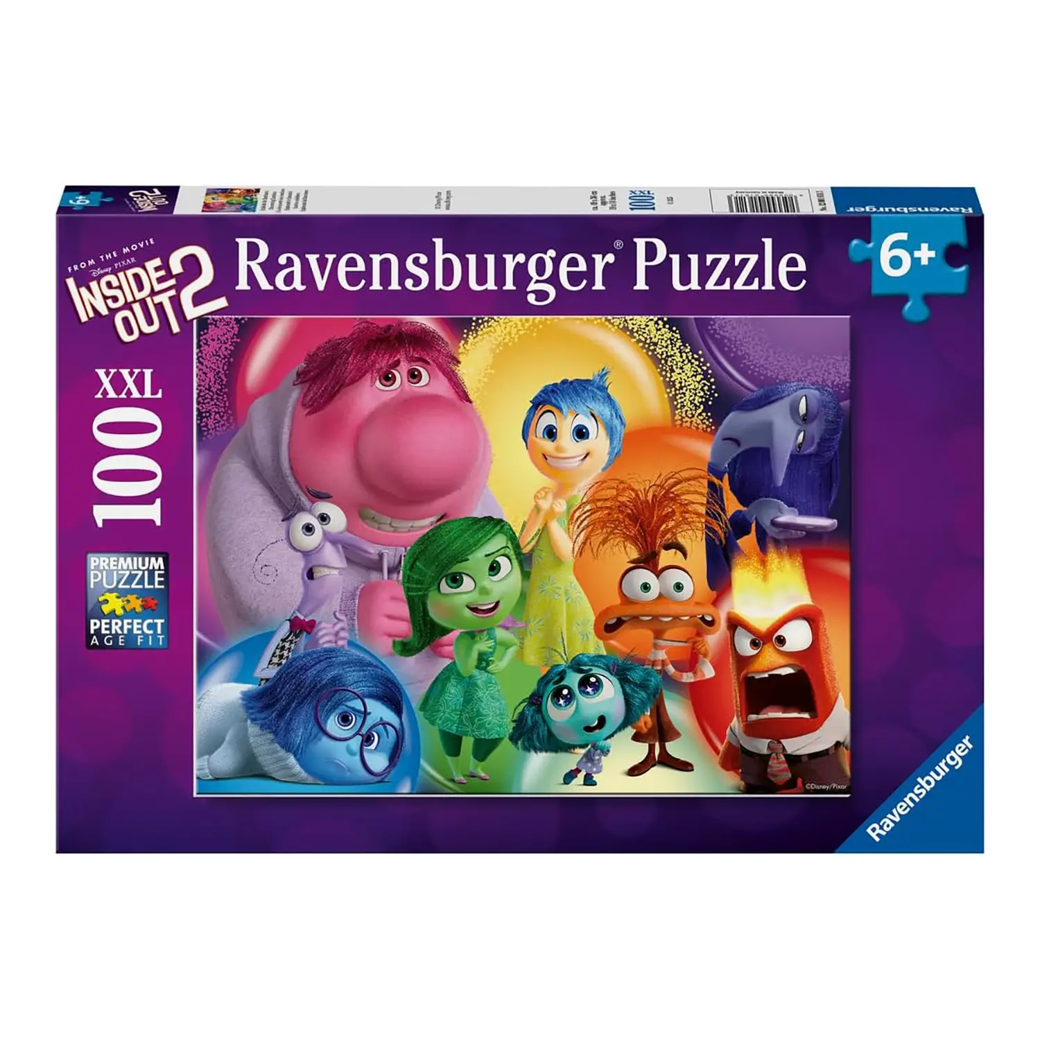 Puzzle 100 Pezzi XXL Inside Out 2 per Bambini +6 Anni - Puzzle in cartone