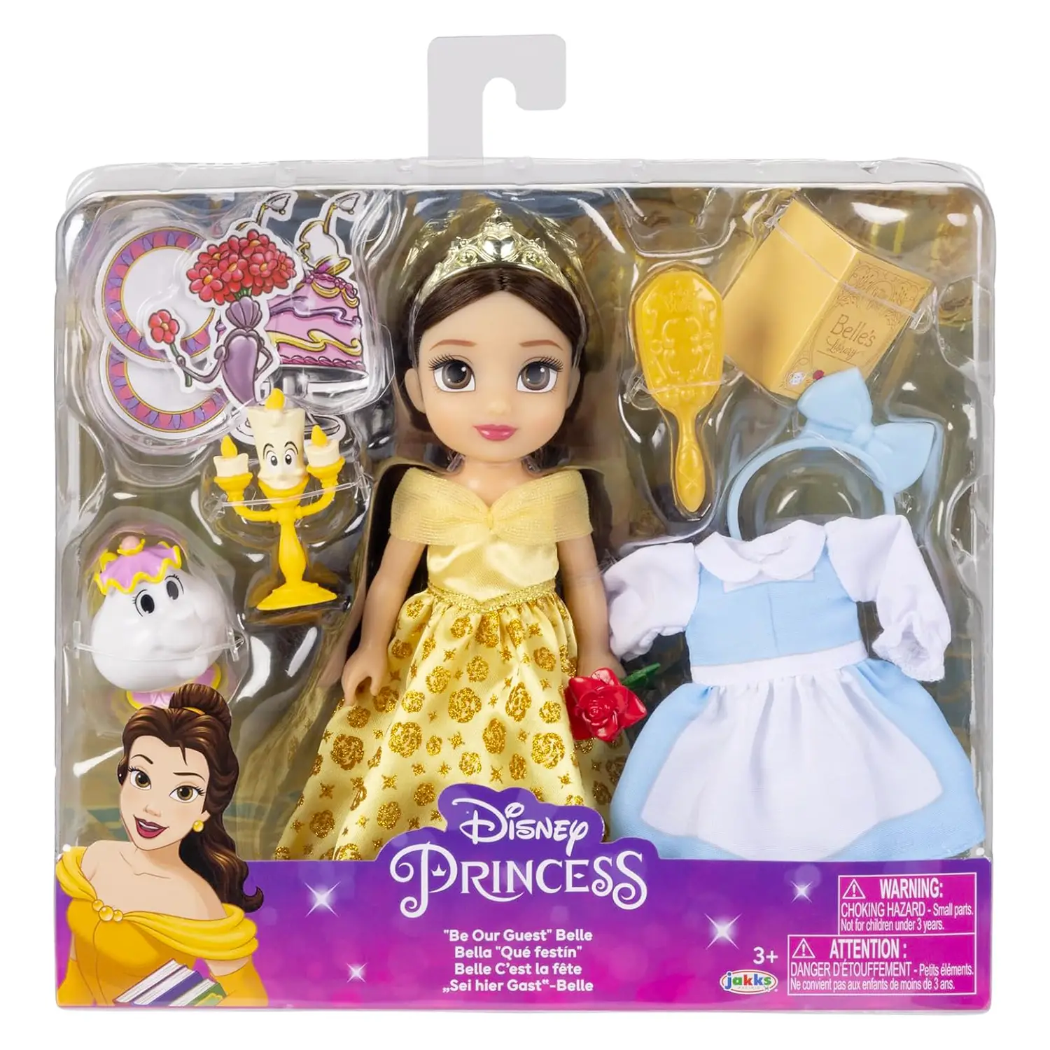Disney Princess Bambole 15Cm Con Accessori - Belle - collezionabili bambina