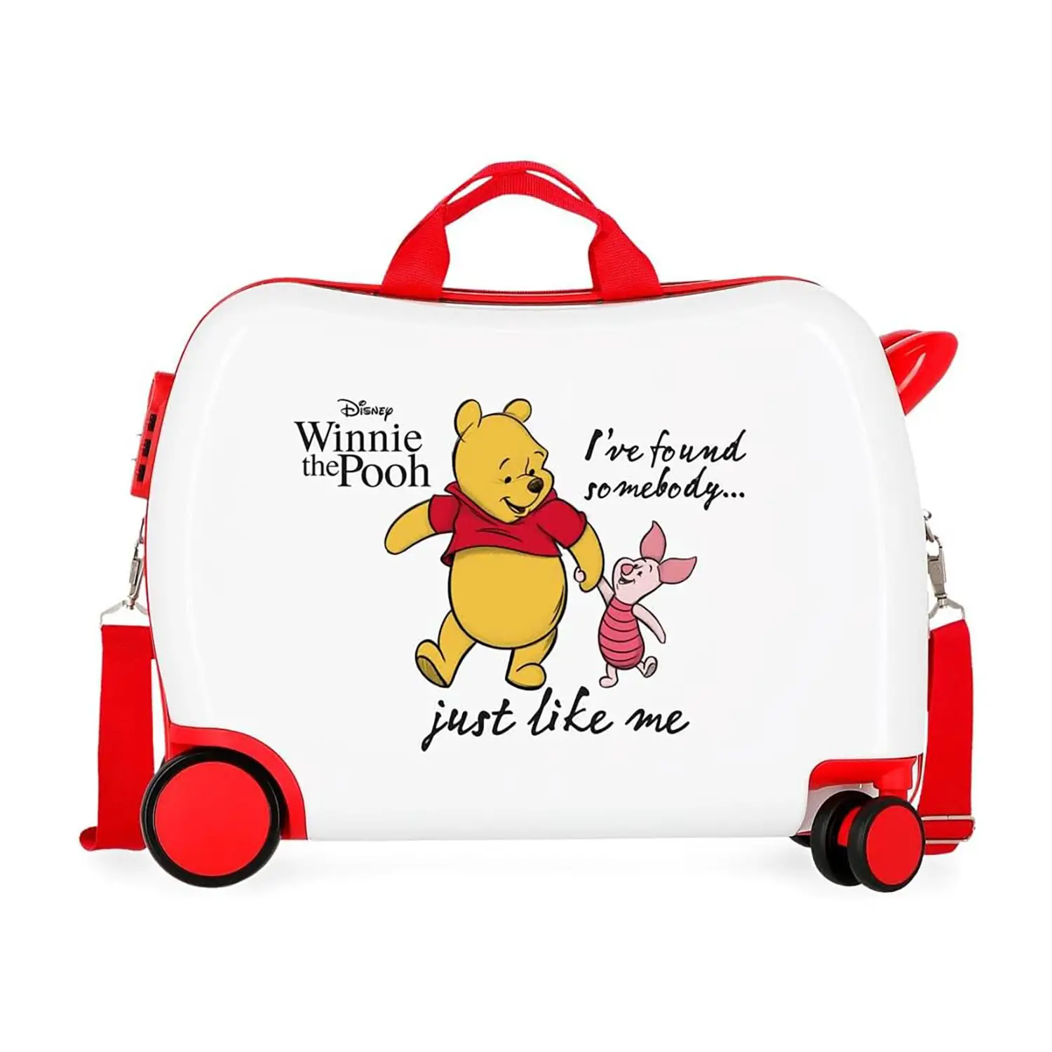 Disney Winnie & Piglet Bagagli – Valigia Cavalcabile per Bambini - valige e borse da viaggio