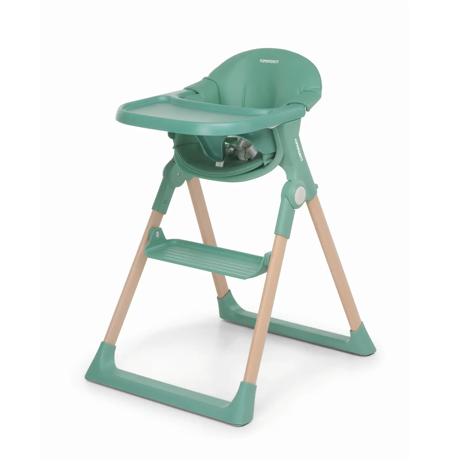Foppapedretti Seggiolone 2in1 Kidsmenu Green Con Sdraietta - seggioloni