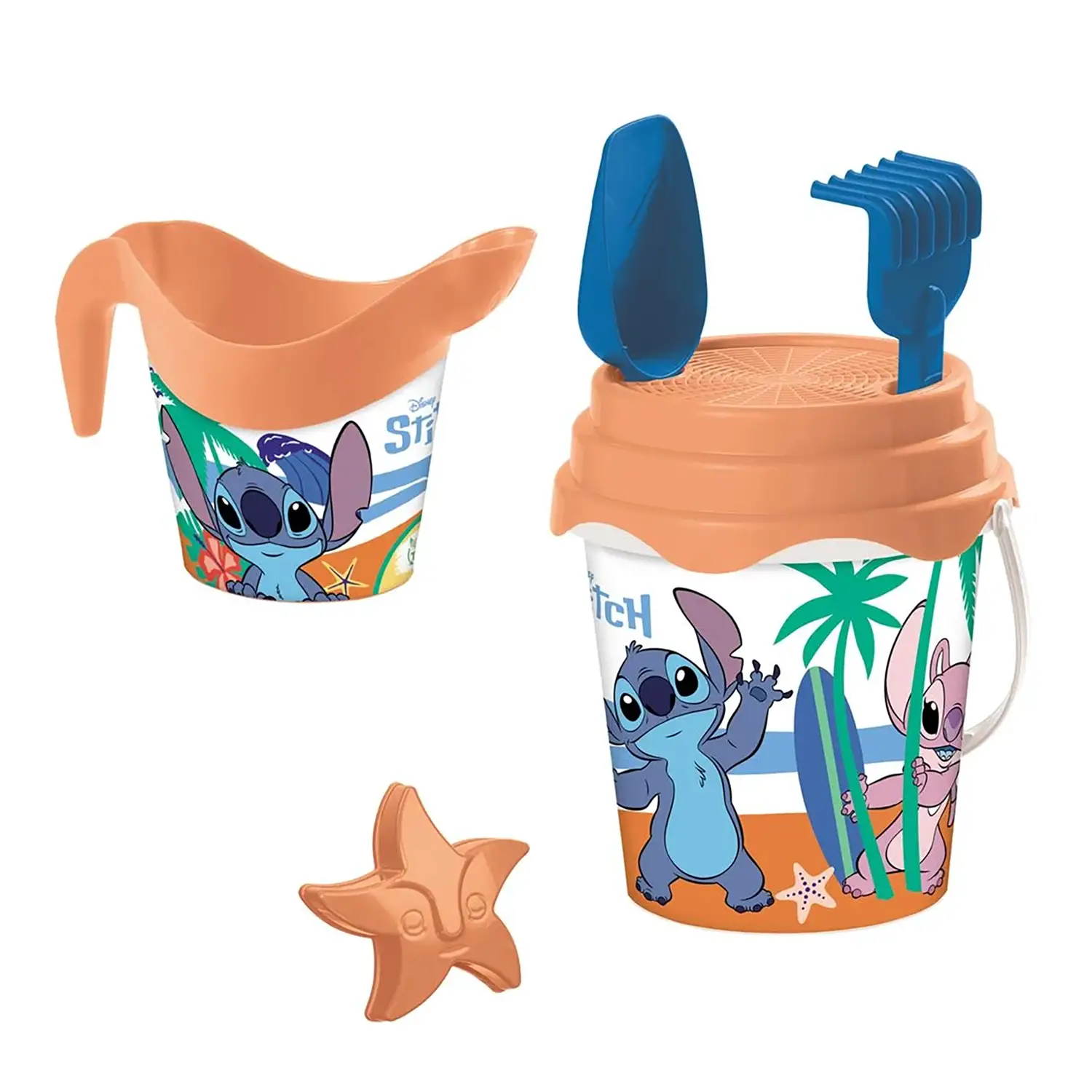 Set Mare Secchiello con Innaffiatoio Stitch - estivo mare