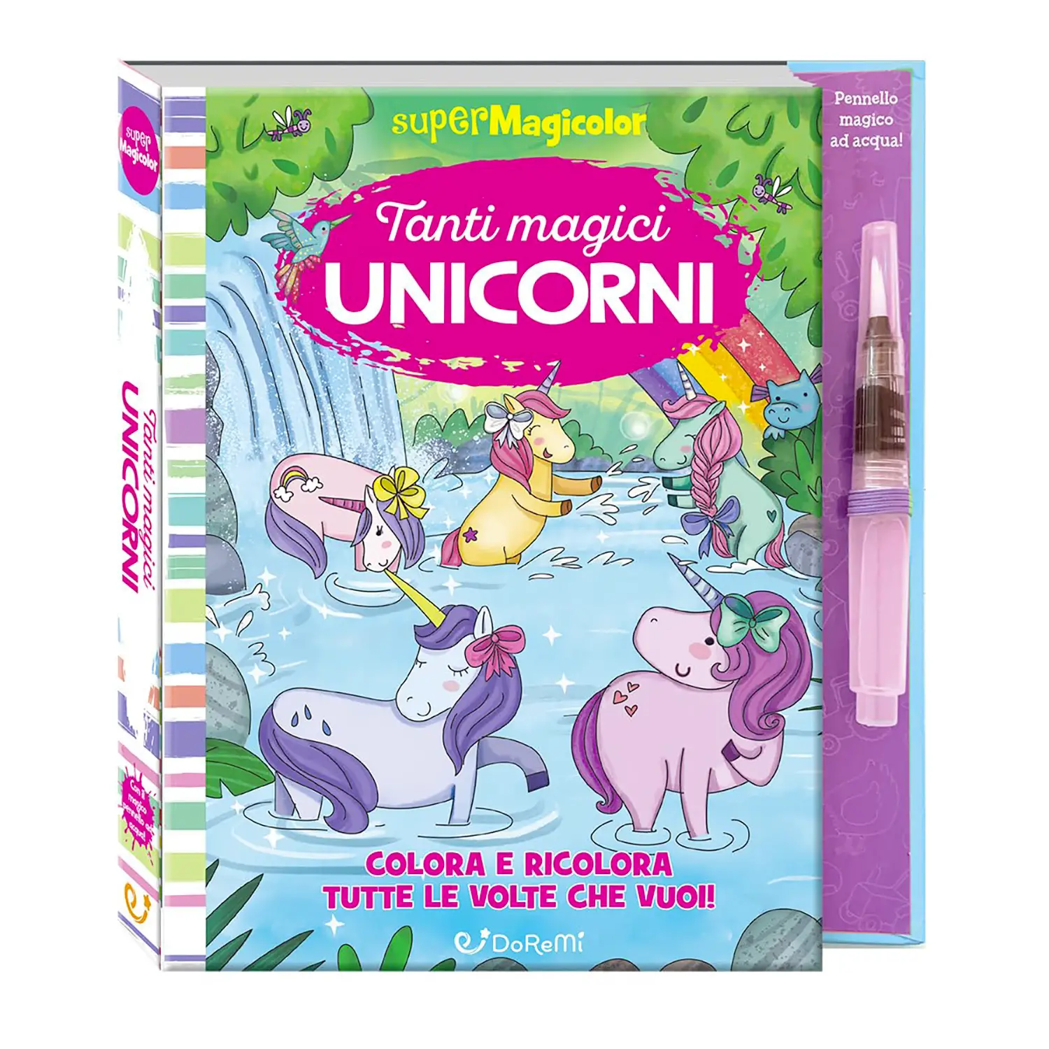 Libro Da Colorare Con Il Magico Pennello Ad Acqua: Tanti Magici Unicorni - Prima biblioteca