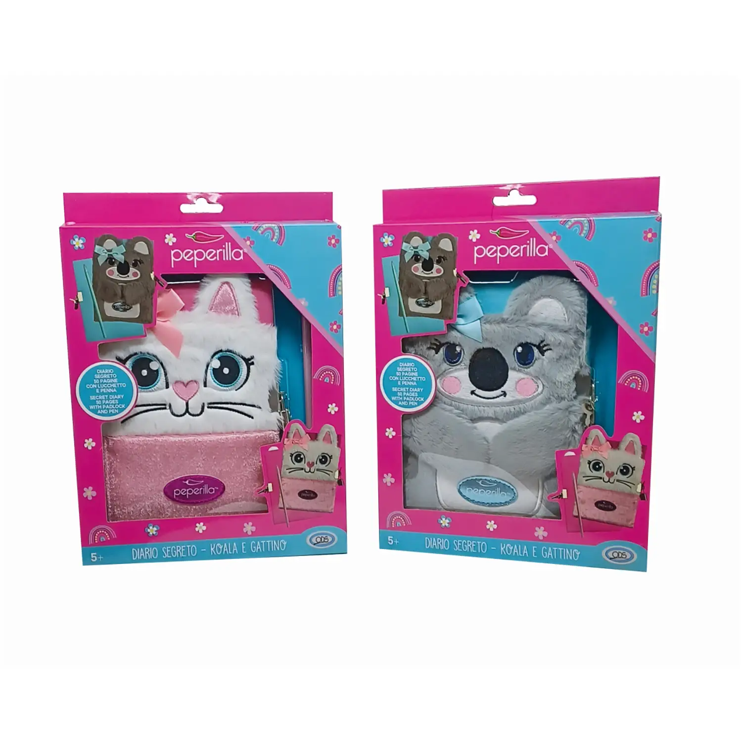 Peperilla Diario Segreto Koala E Gattino -