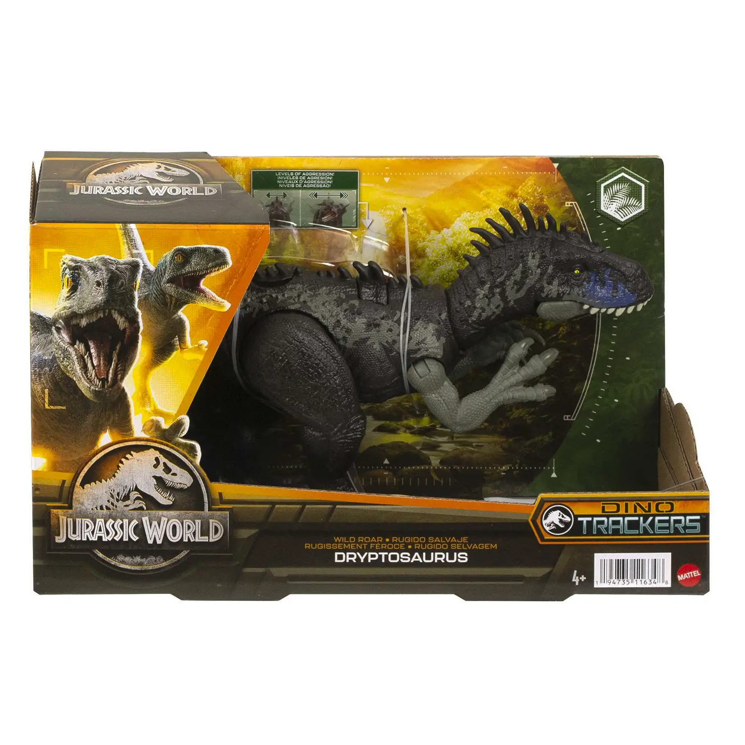 Jurassic World - Driptosauro Ruggito Selvaggio HLP15 - action figures ed accessori