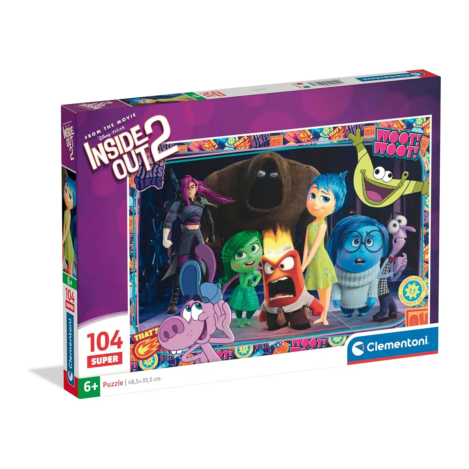 Puzzle 104 Pezzi Inside Out 2 - 25068 - Puzzle in cartone