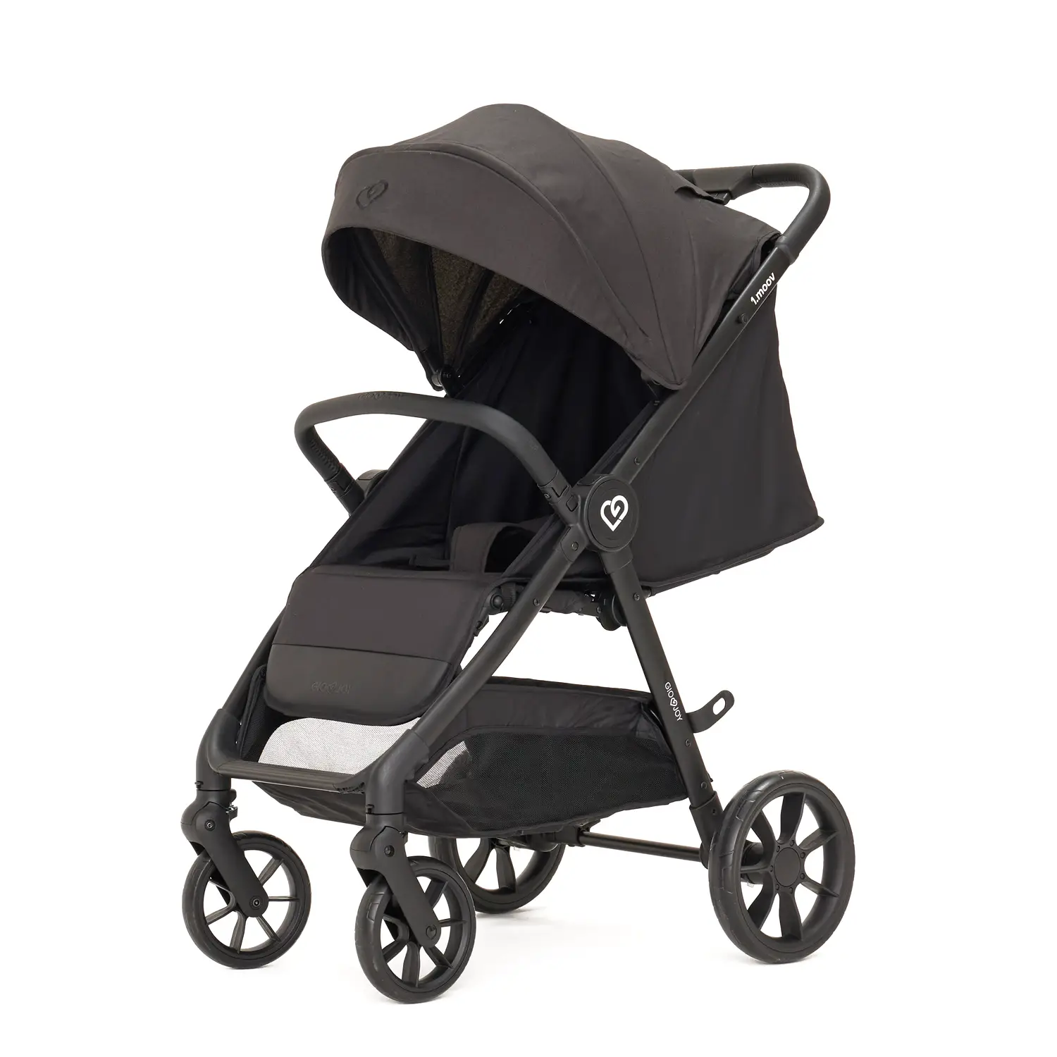 Passeggino Leggero 1.Moov GioJoy Nero, Comodità e Sicurezza per le Tue Passeggiate - passeggini compatti