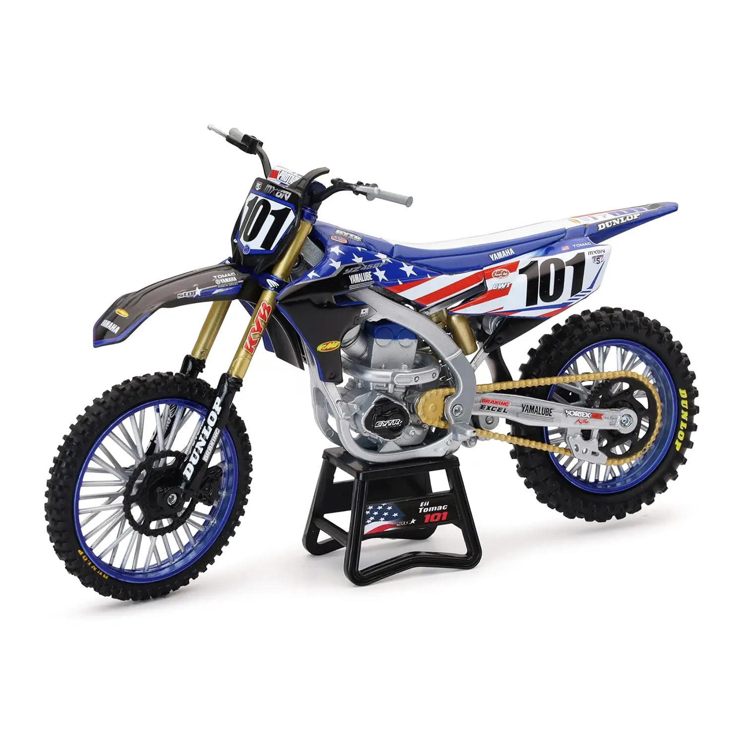 Moto 1:12 Yamaha YZ450F Eli Tomac Race Team #101 - diecast