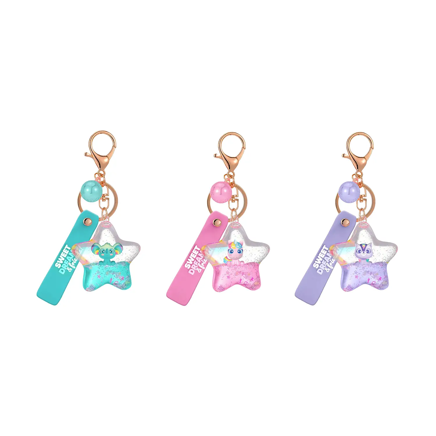 Portachiavi Assortiti Tema Unicorno Sweet Dreams - bellezza e accessori
