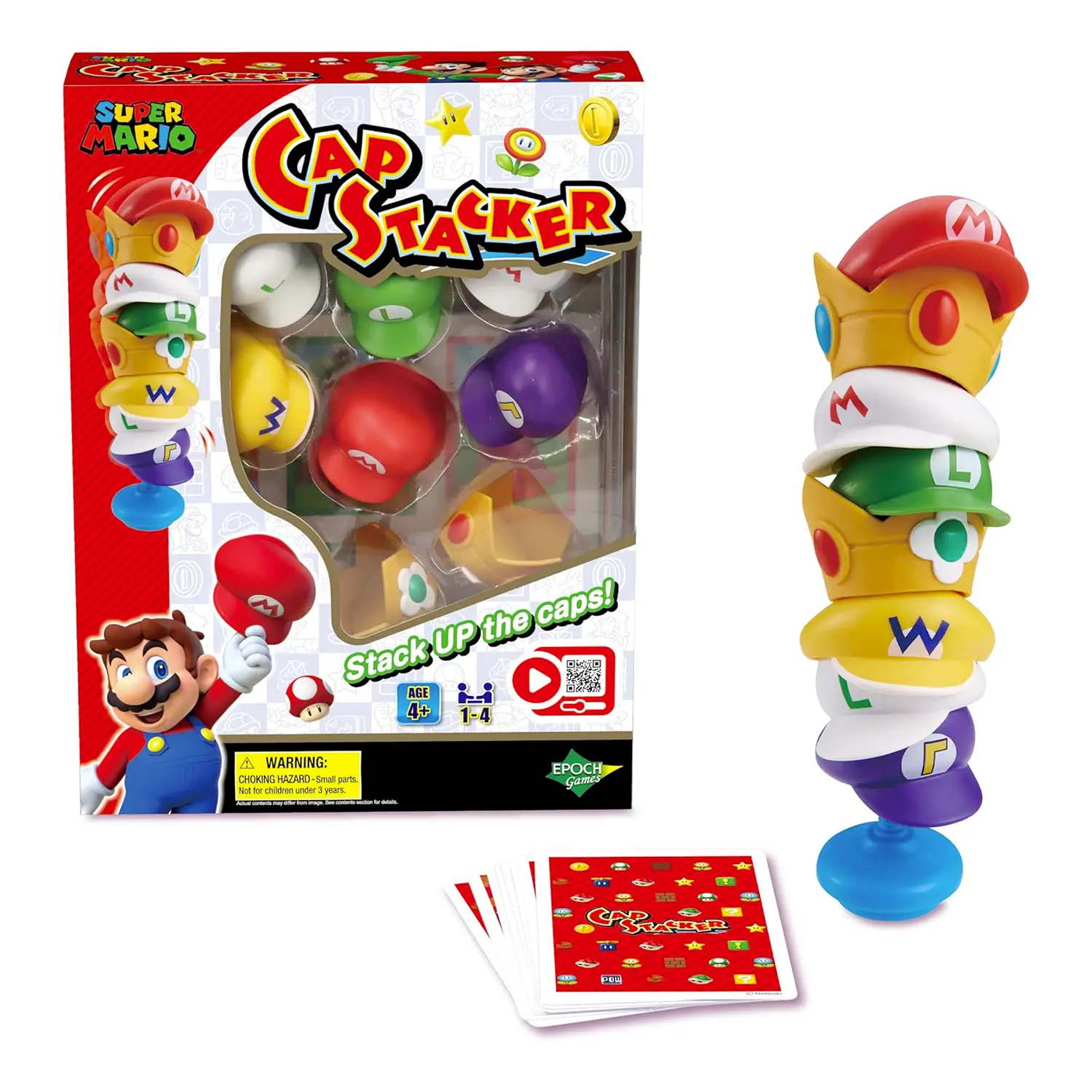 Super Mario Cap Stacker Gioco Sfida Cappelli In Equilibrio - Giochi di società