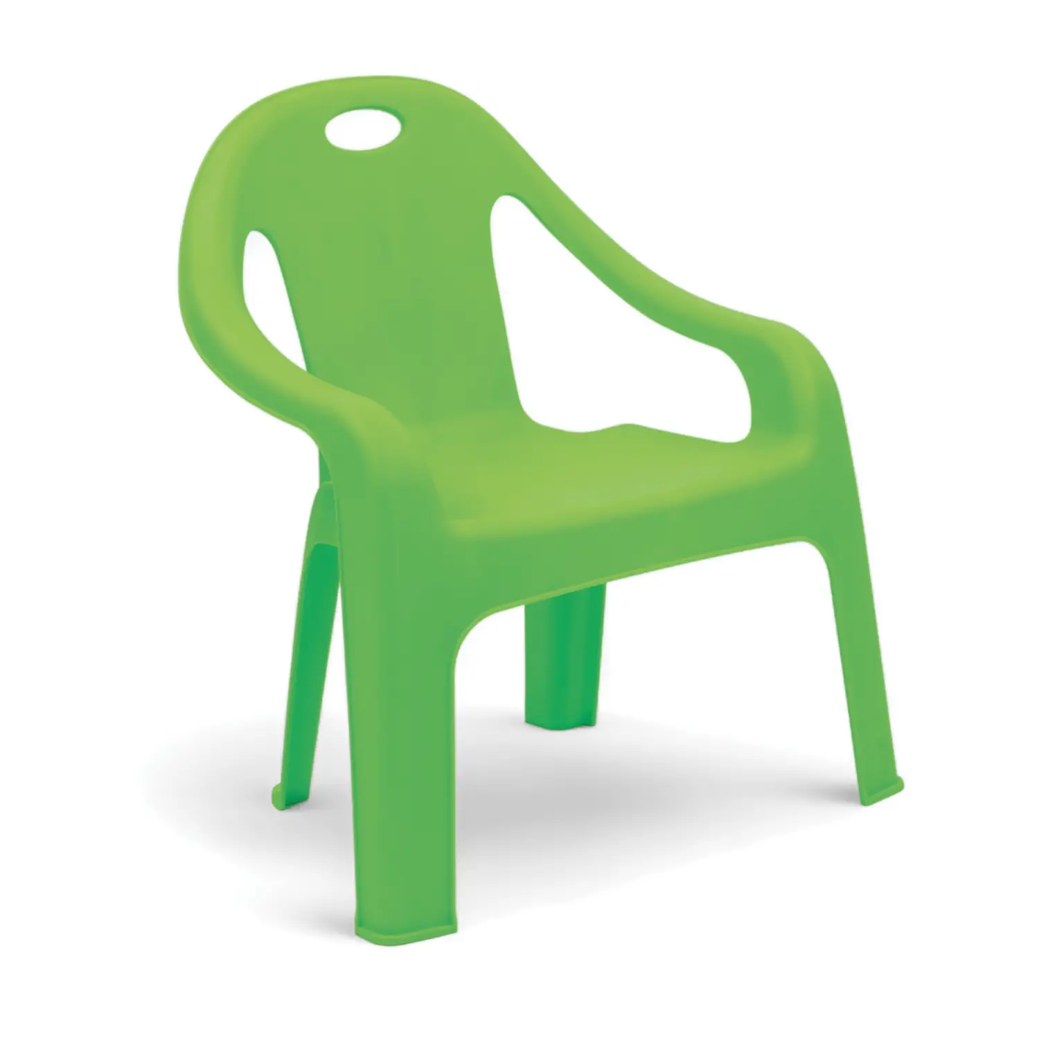 Sedia per Bambini in Plastica Monoblocco per Esterni, Impilabile, Colori Assortiti - tavoli gioco