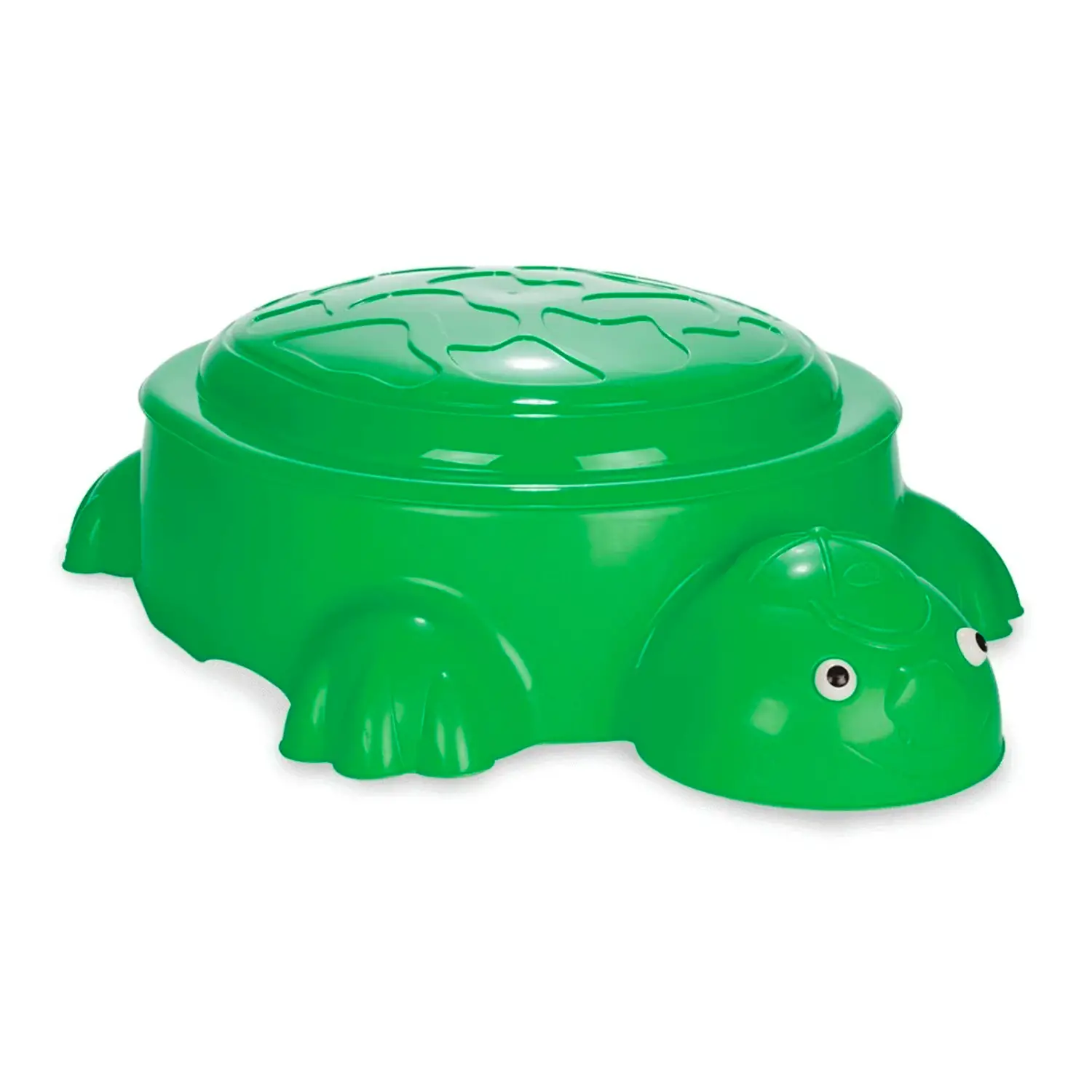 Sabbiera Tartaruga con Coperchio in Plastica per Esterni - Giochi acqua e sabbia