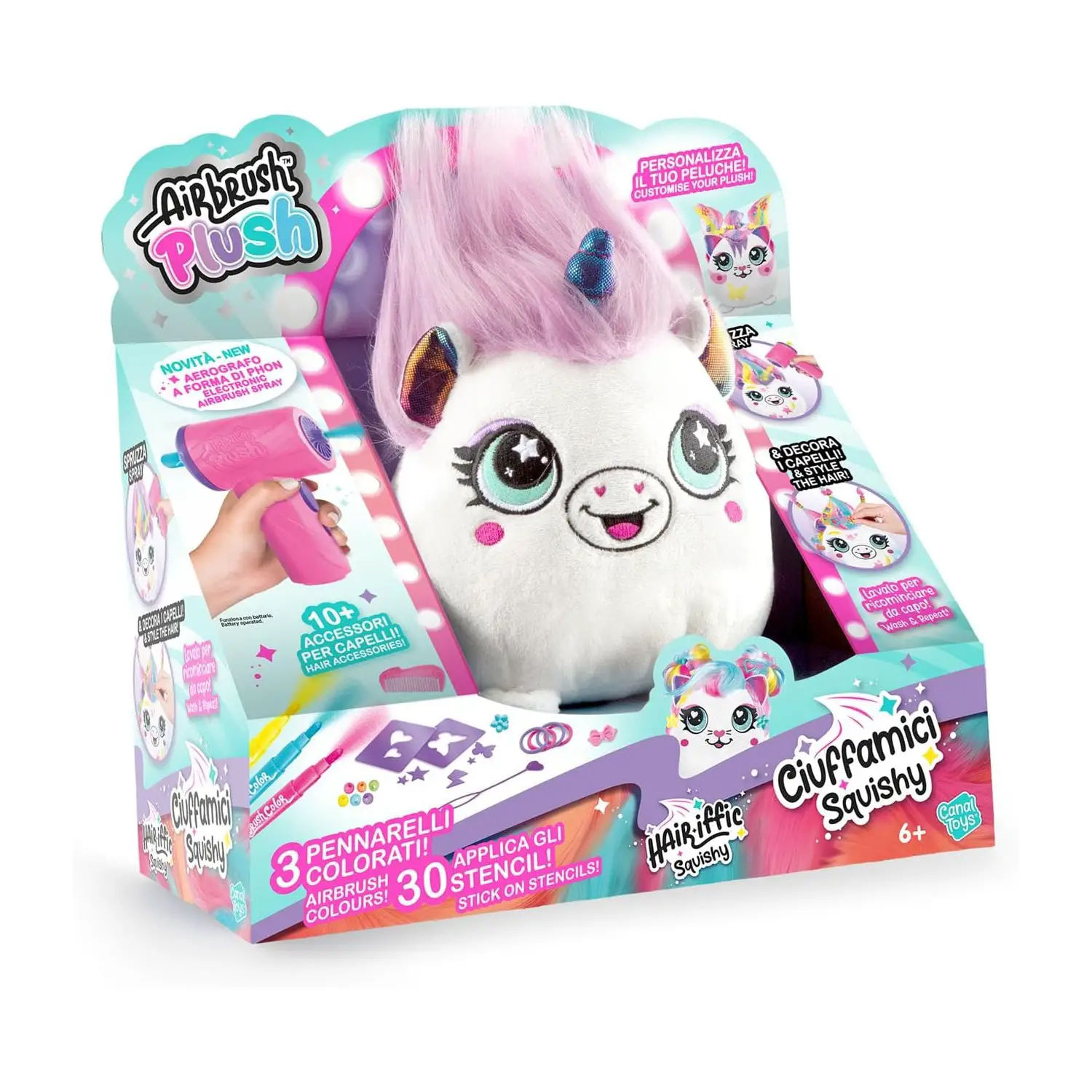 Airbrush Ciuffamici Squishy Princess - creatività