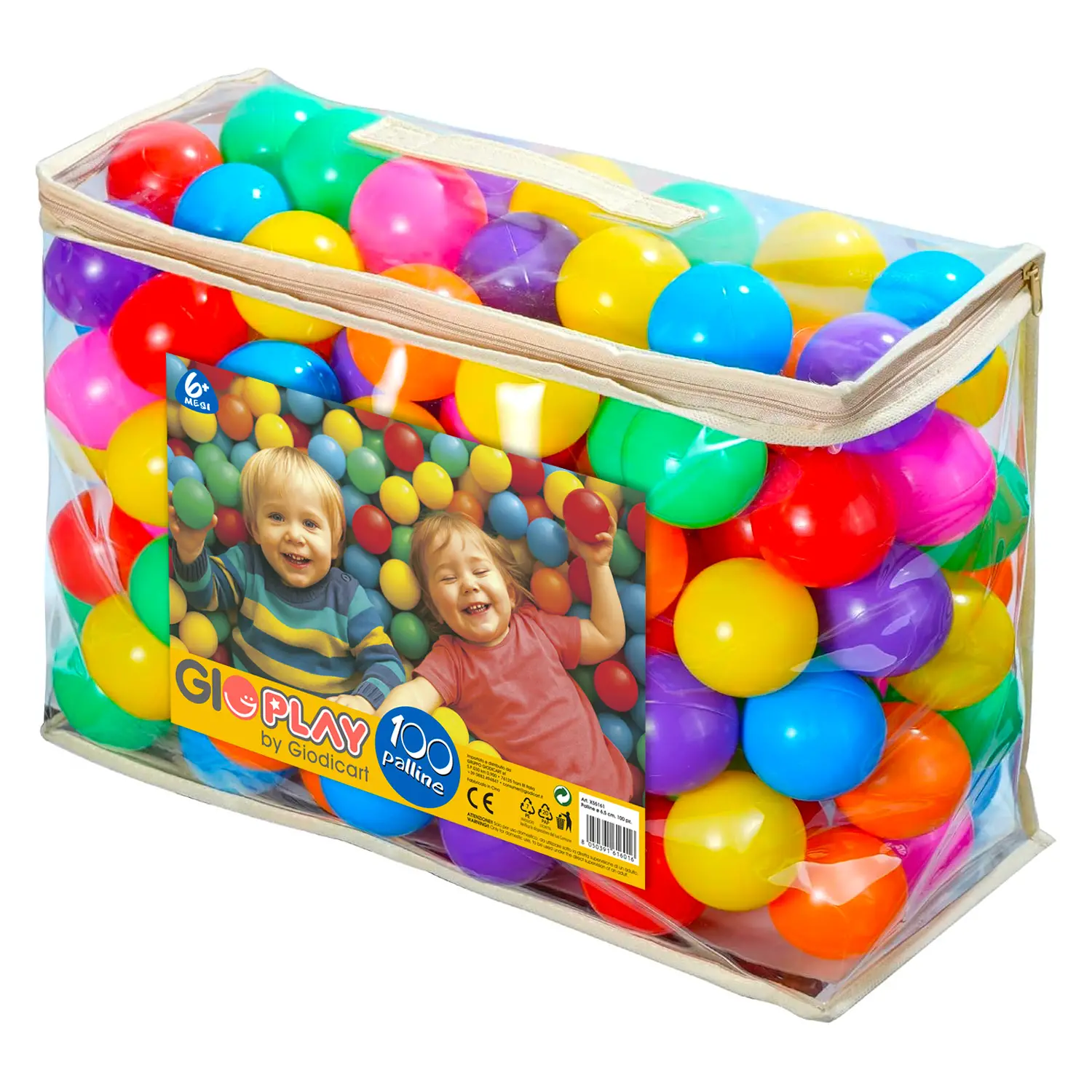 Palline per Piscina Morbide e Colorate – Set 100 Pezzi in Sacca - Piscine di palline