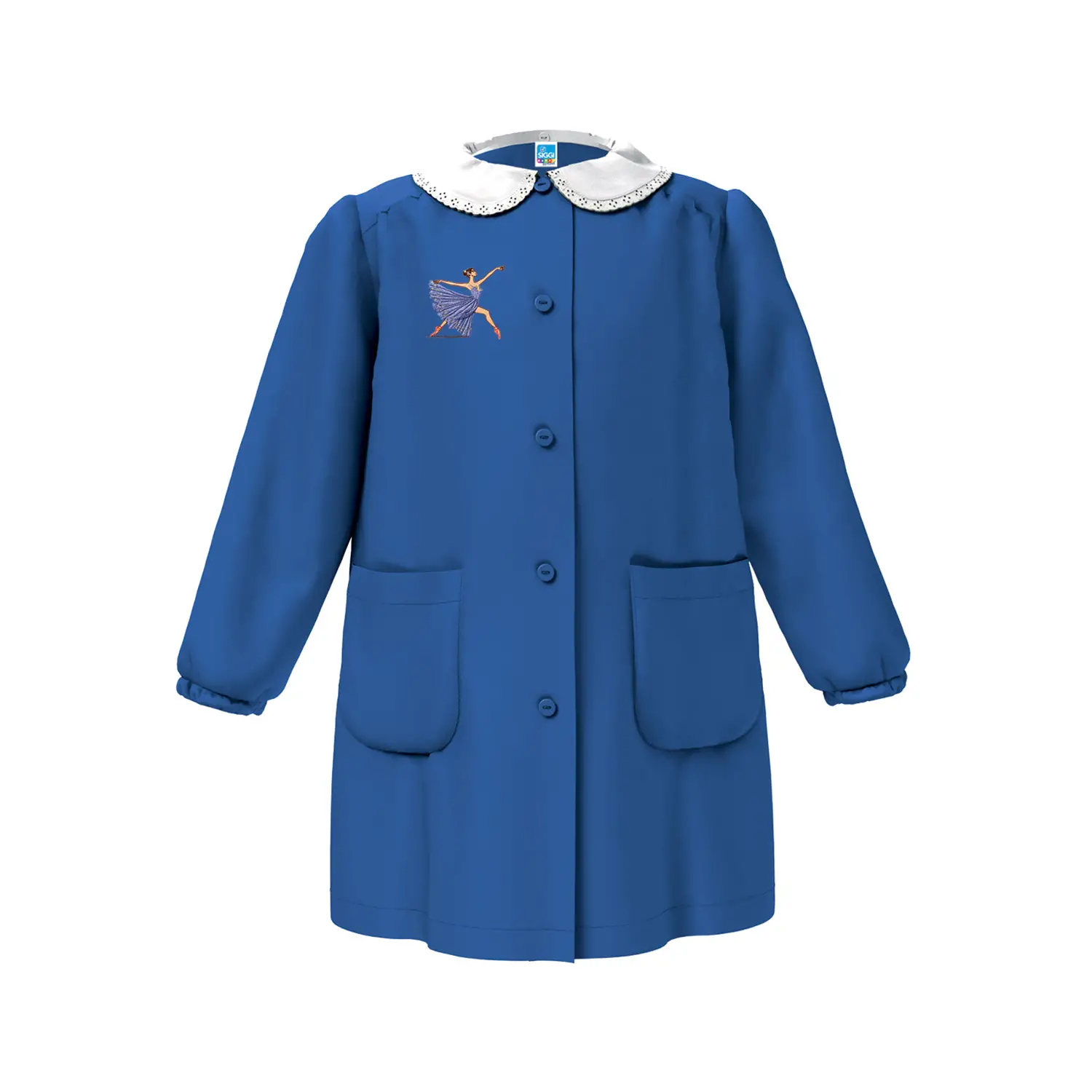 Grembiule Bambina Scuola Ballerina Blu 9 Anni - grembiuli scolastici