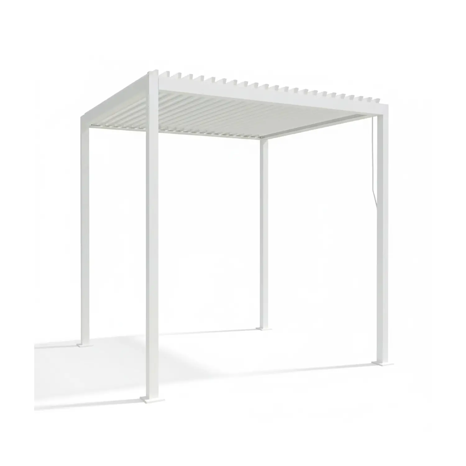 Pergola Palmas 3x3 h240 Bianco Salmar - gazebi in ferro