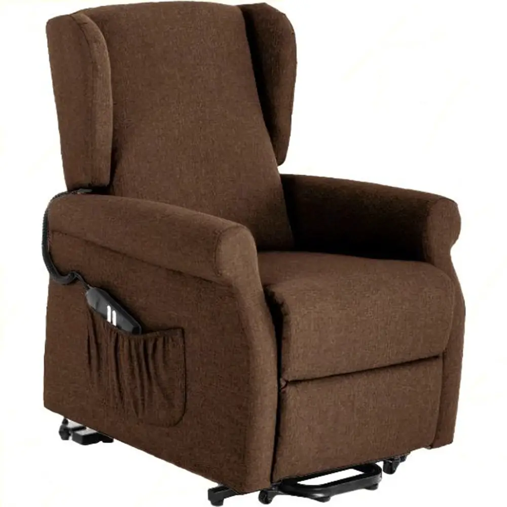 Poltrona Relax Elettrica Chiara Dual Lift Marrone - Salottini e arredi morbidi
