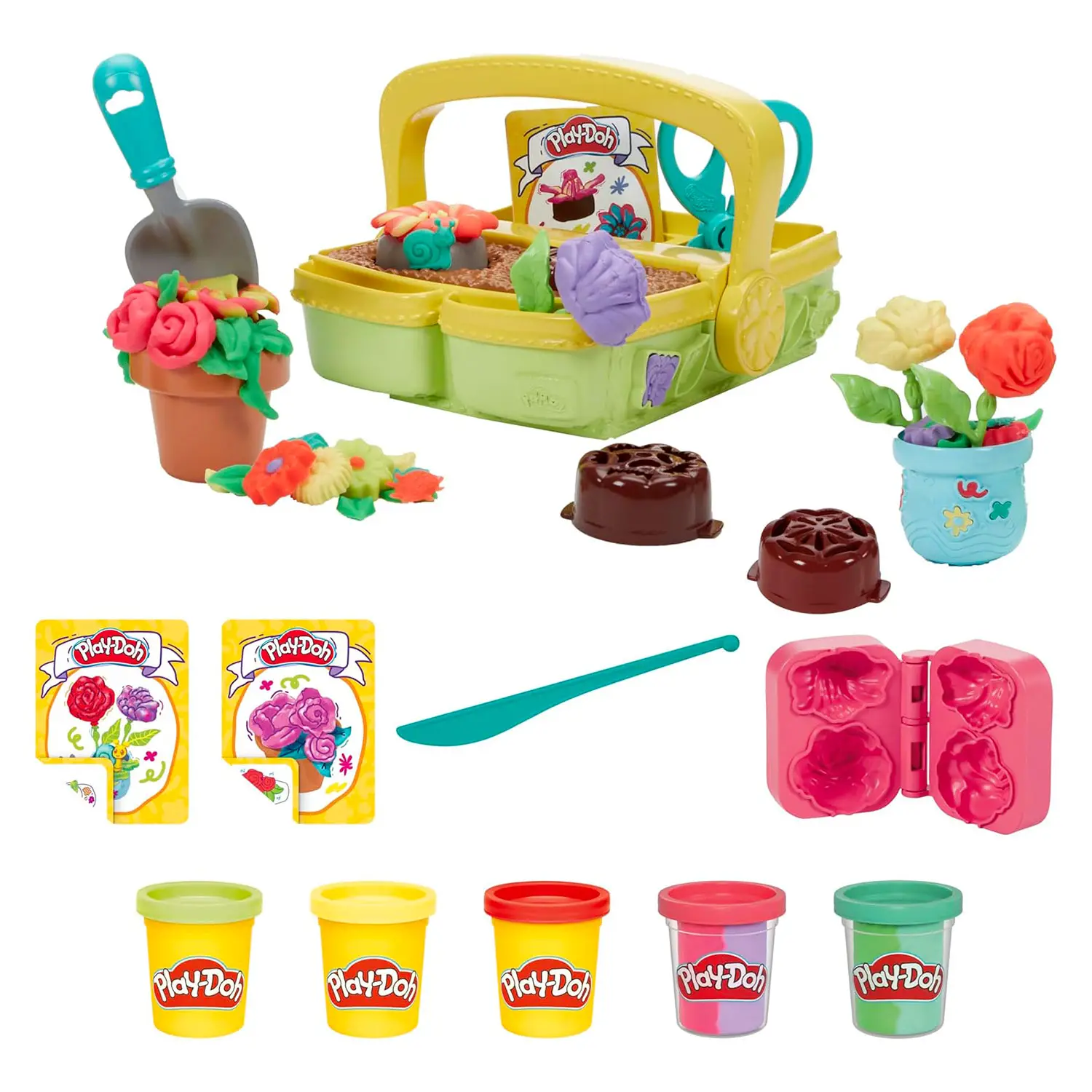 Play-Doh Starter Set Cestino Fiorito - creatività