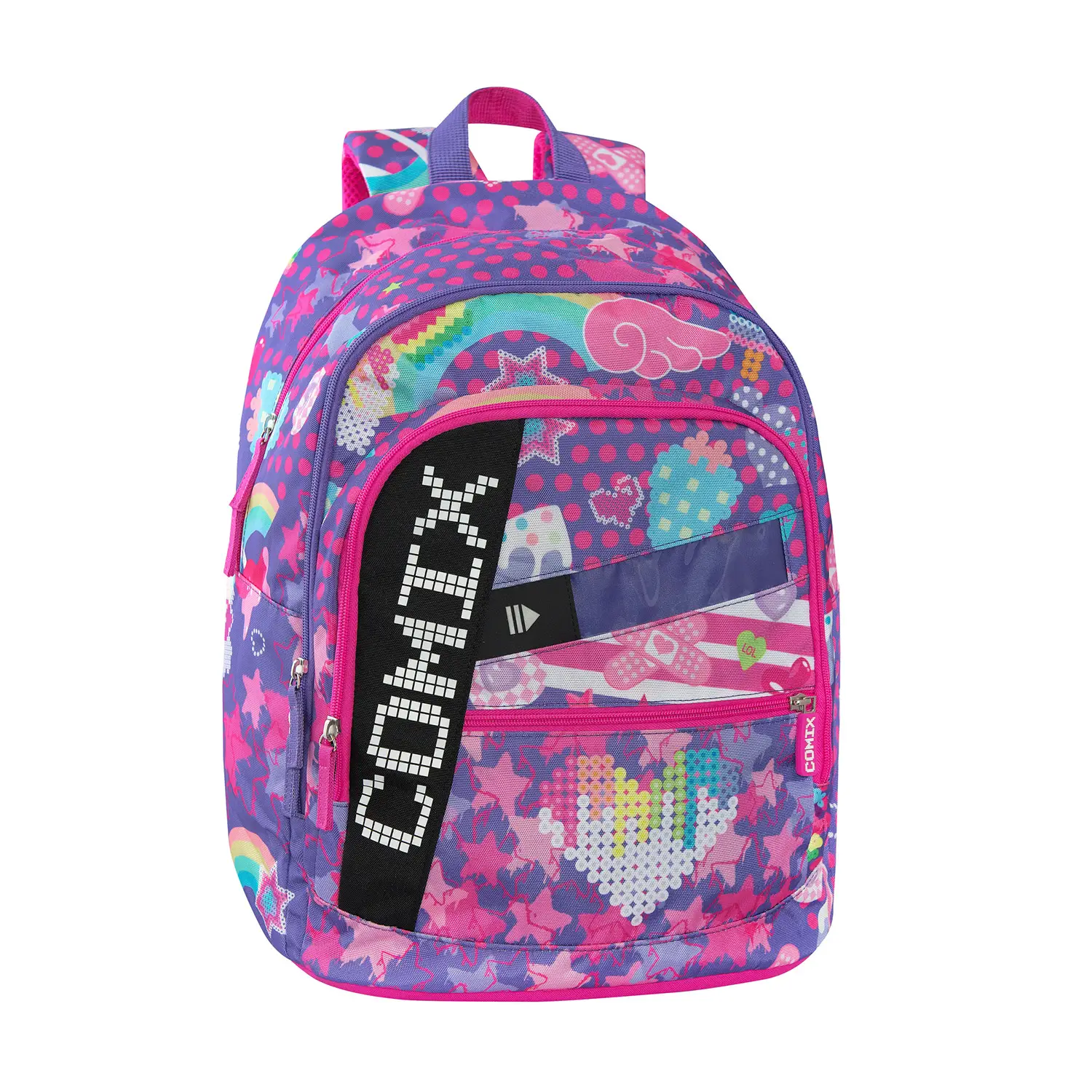 Comix Ultra Bright Zaino Scuola Organizzato Haruyuku Girl 31L - zaini scuola