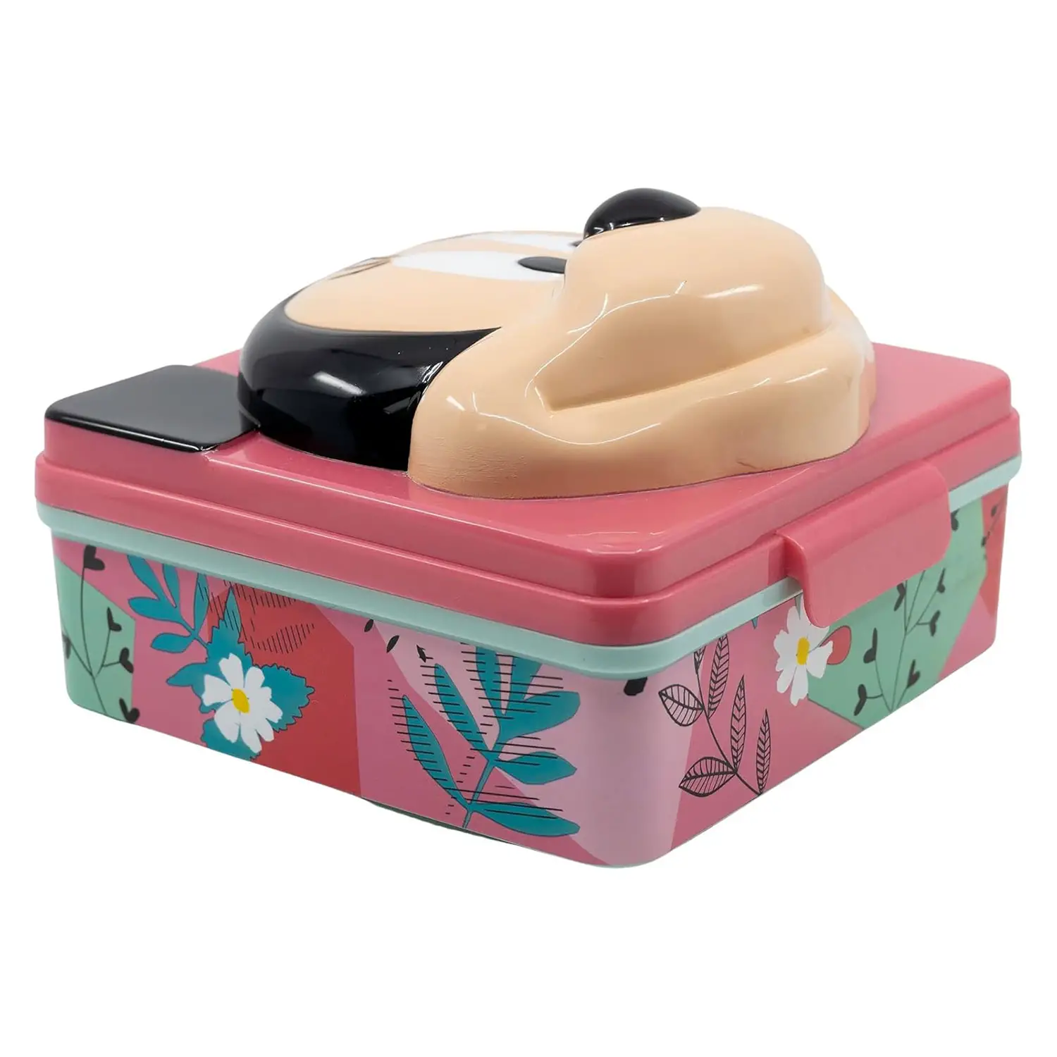 Portamerenda Quadrato 3D Minnie -