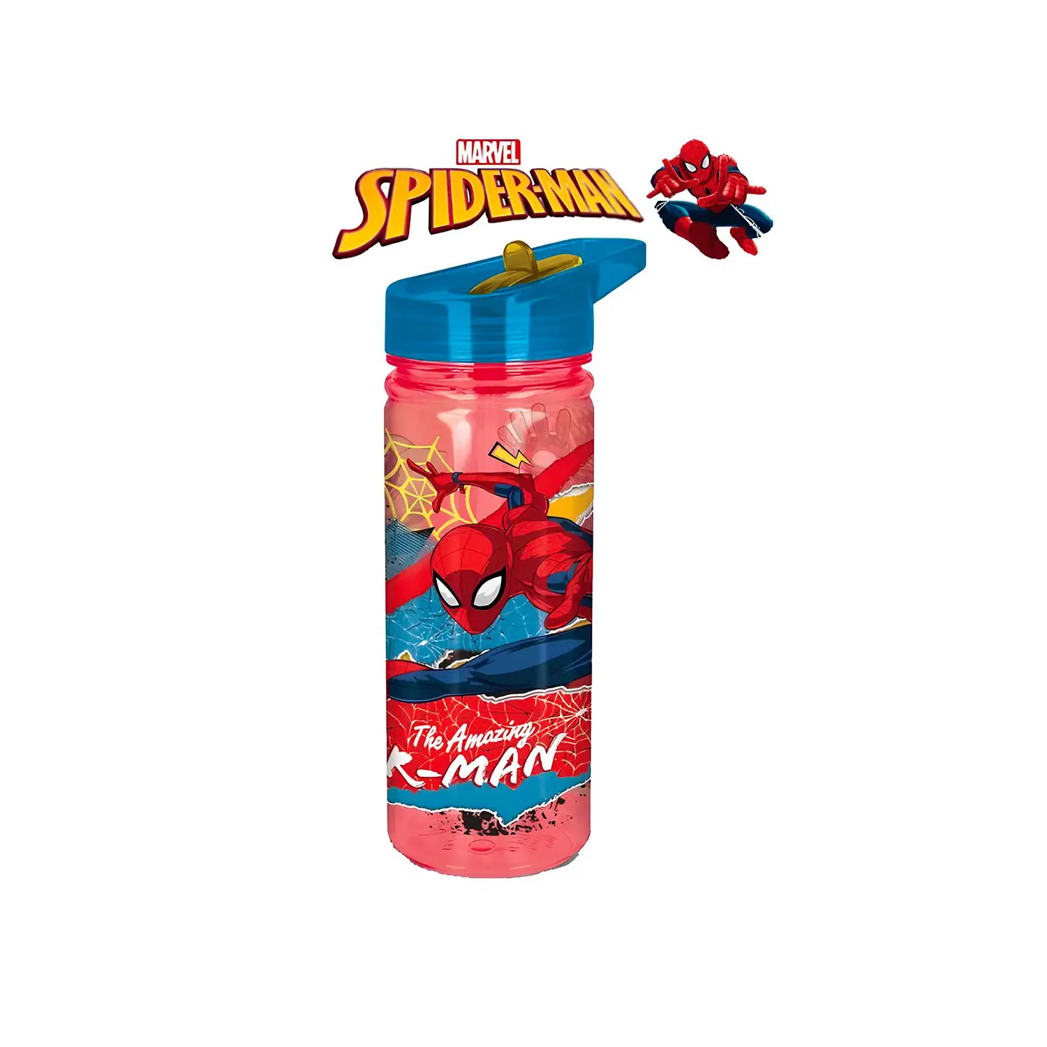 Borraccia Large Spiderman Ecozen con Beccuccio 580 ml -