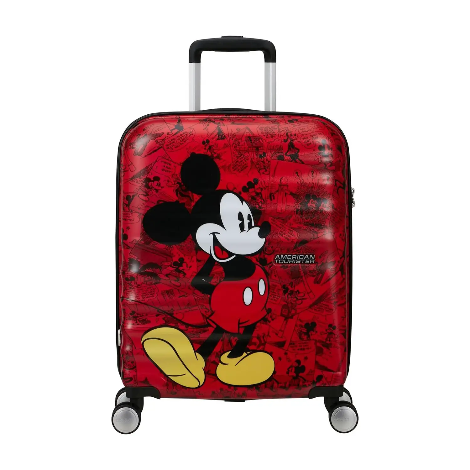 Trolley American Tourister Wavebreaker Disney 55 cm Mickey Comics Red - valige e borse da viaggio