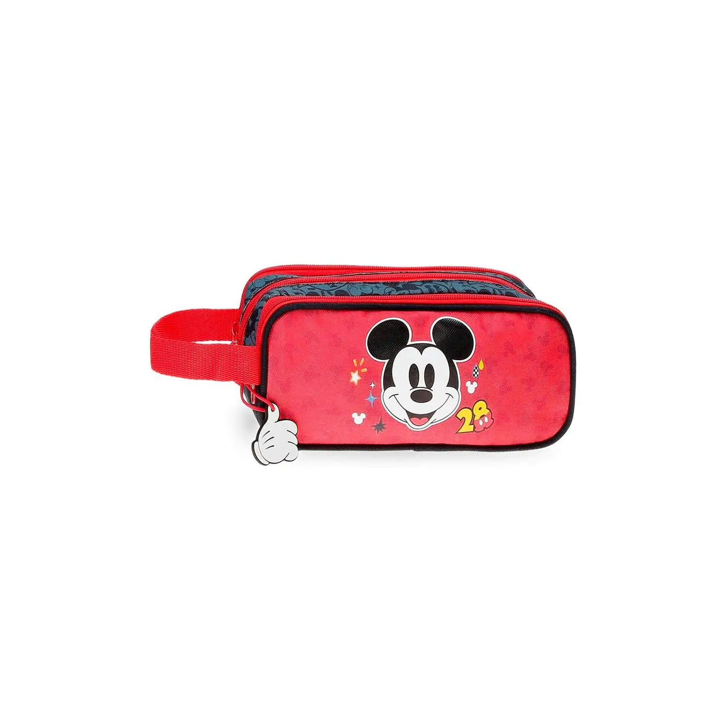 Astuccio Bustina con 3 Scomparti Mickey Get Moving - bauletti tombolini bustine